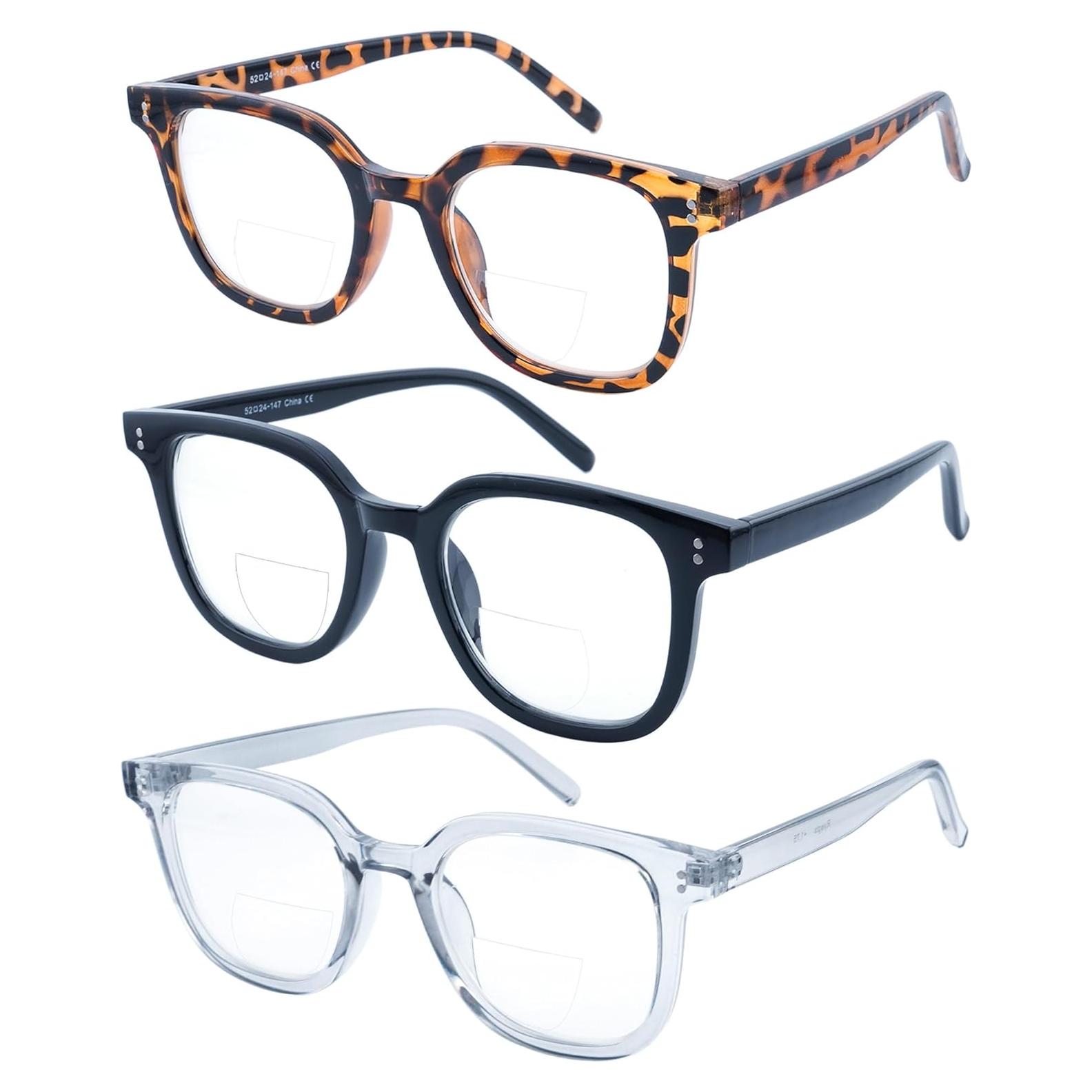 Paquete de 3 Gafas Bifocales Wenzhou 1.75 con Filtro UV