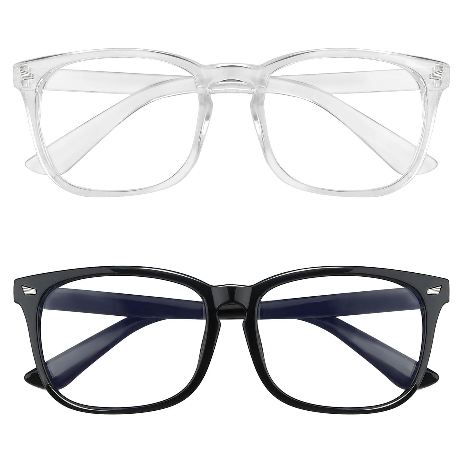 Gafas bloqueadoras de luz azul LG-30, unisex, 2 paquetes