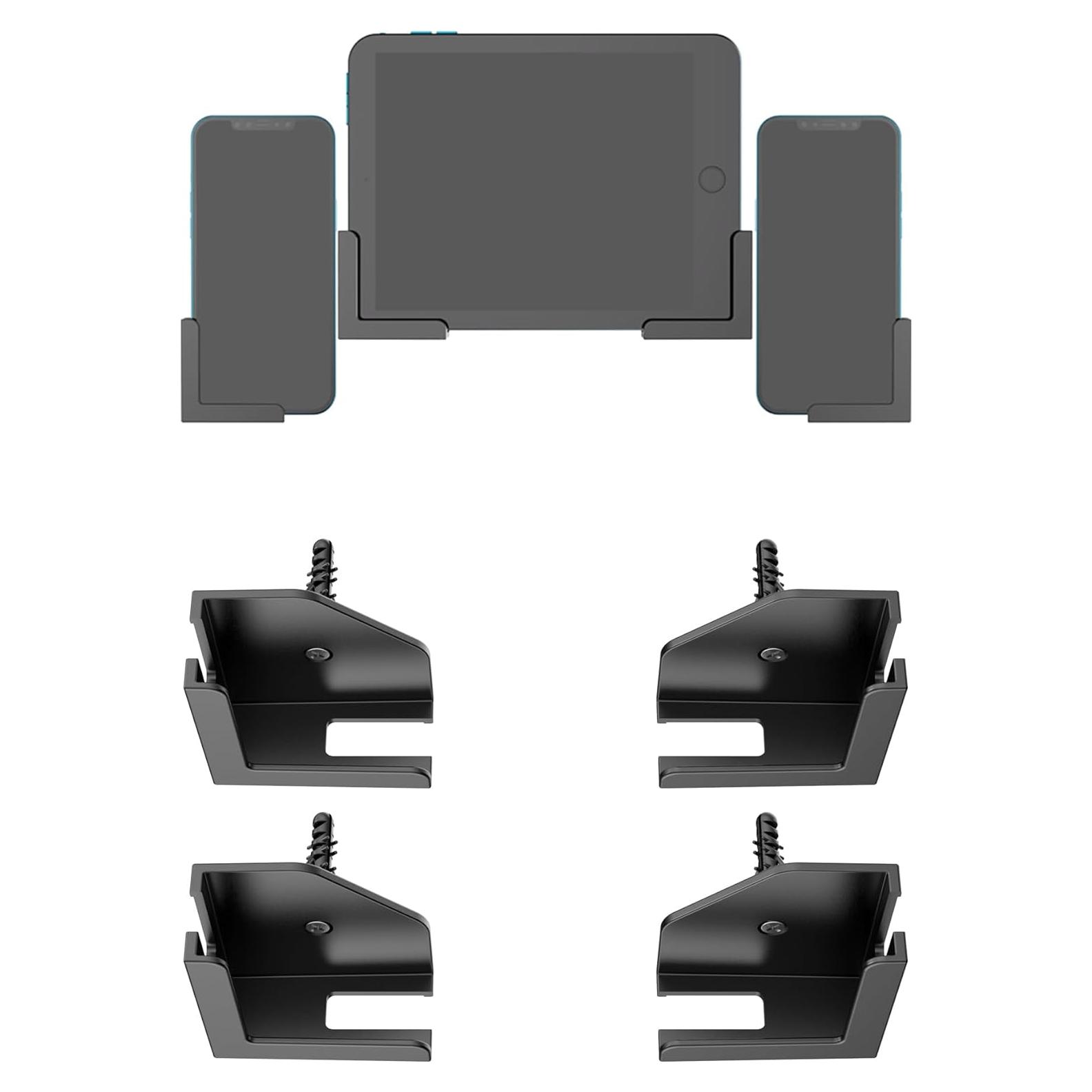 Soporte de pared para tabletas ZZHDESBY Negro Ajustable