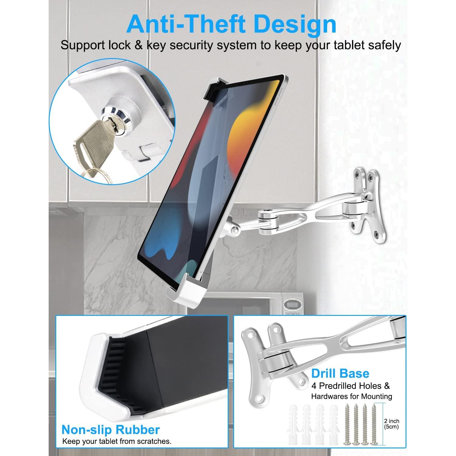 Soporte de Pared Antirrobo Dosvsi para Tabletas 7-11"