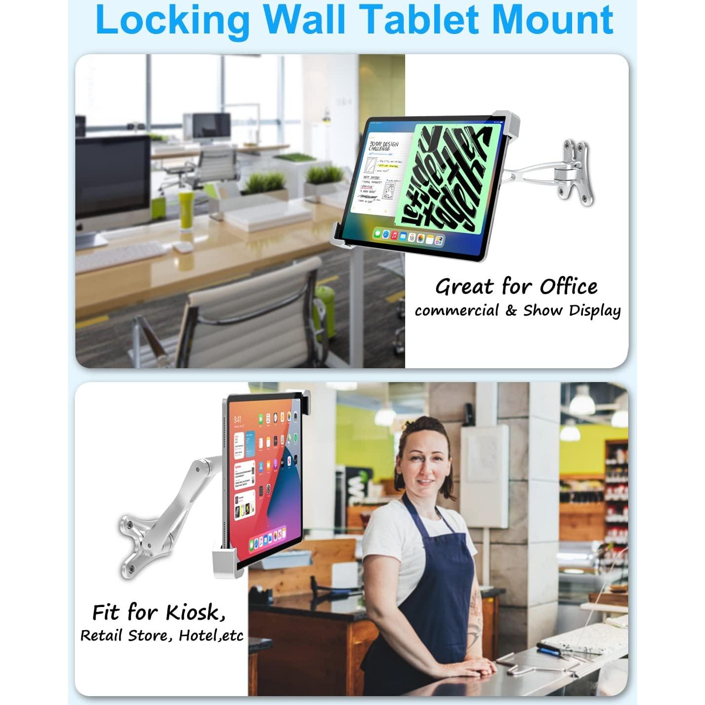 Soporte de Pared Antirrobo Dosvsi para Tabletas 7-11"