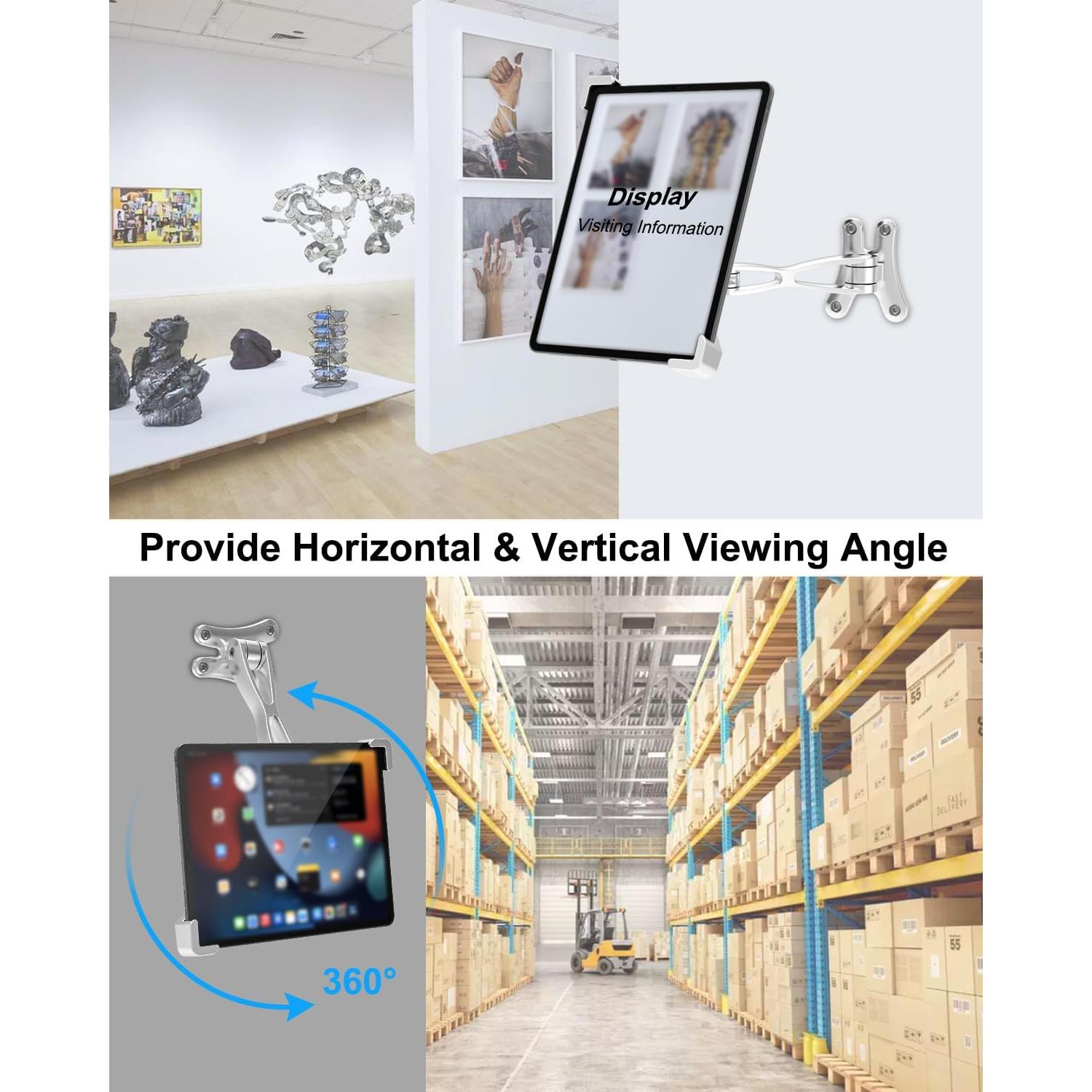 Soporte de Pared Antirrobo Dosvsi para Tabletas 7-11"