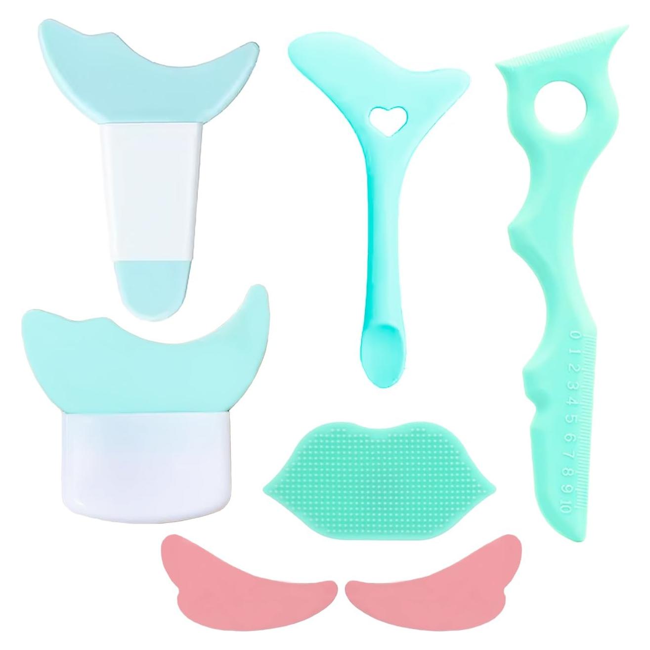 Kit de Plantillas de Delineador de Silicona LDM - 4 Piezas para Ojos Caídos