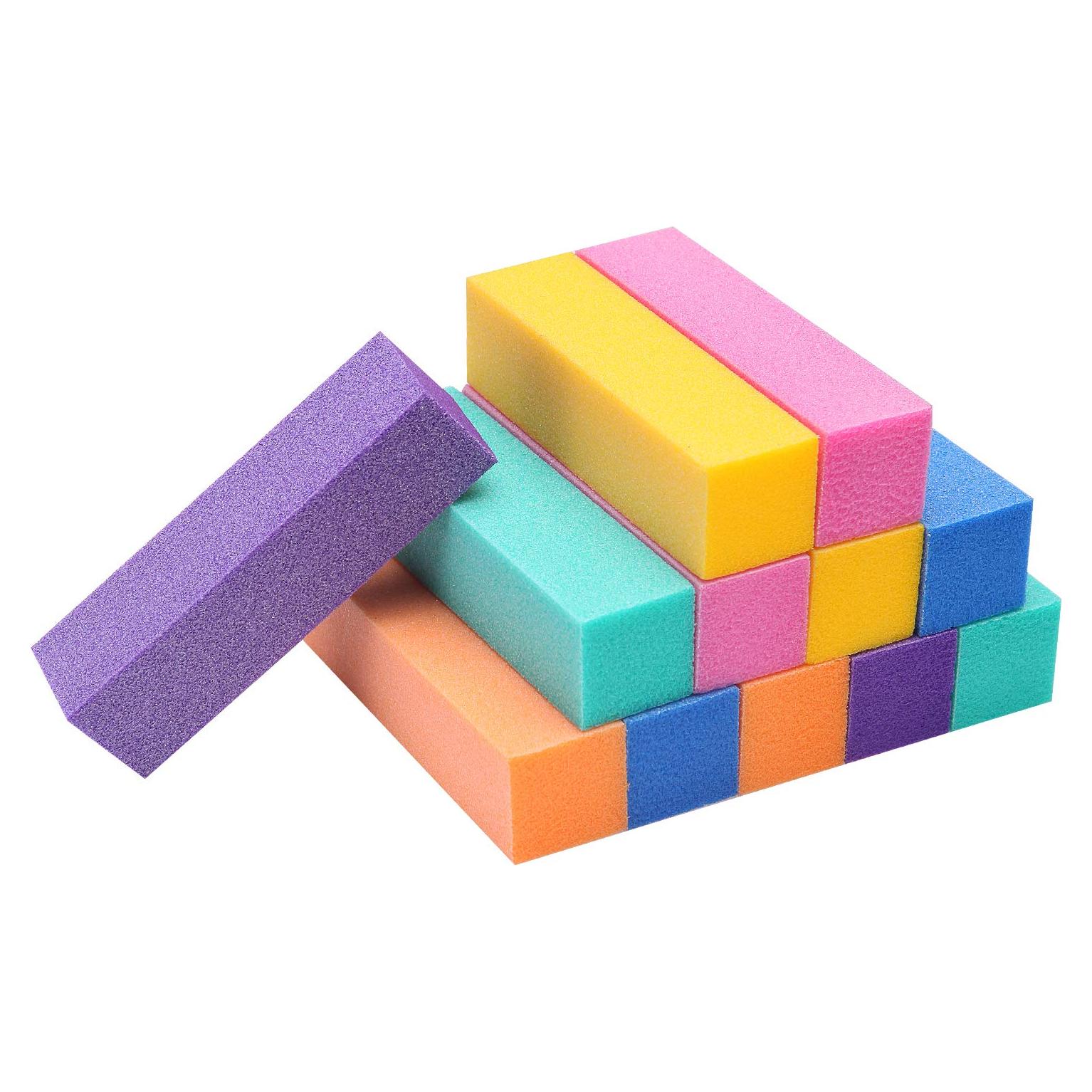 Paquete de 12 Bloques de Pulido de Uñas Senkary 4 Lados