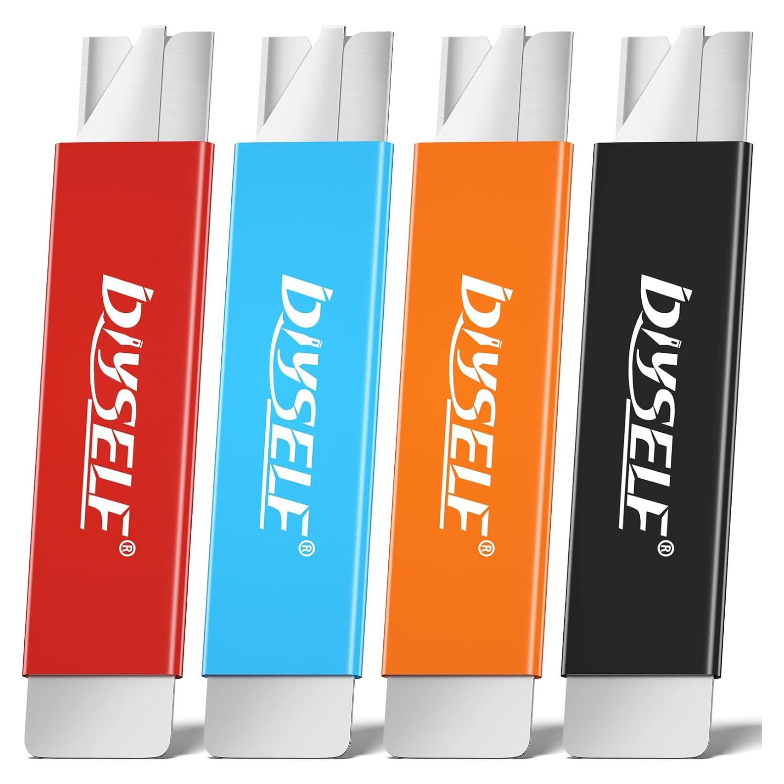 Cortadores de Cajas Retráctiles DIYSELF - Paquete de 4 Unidades