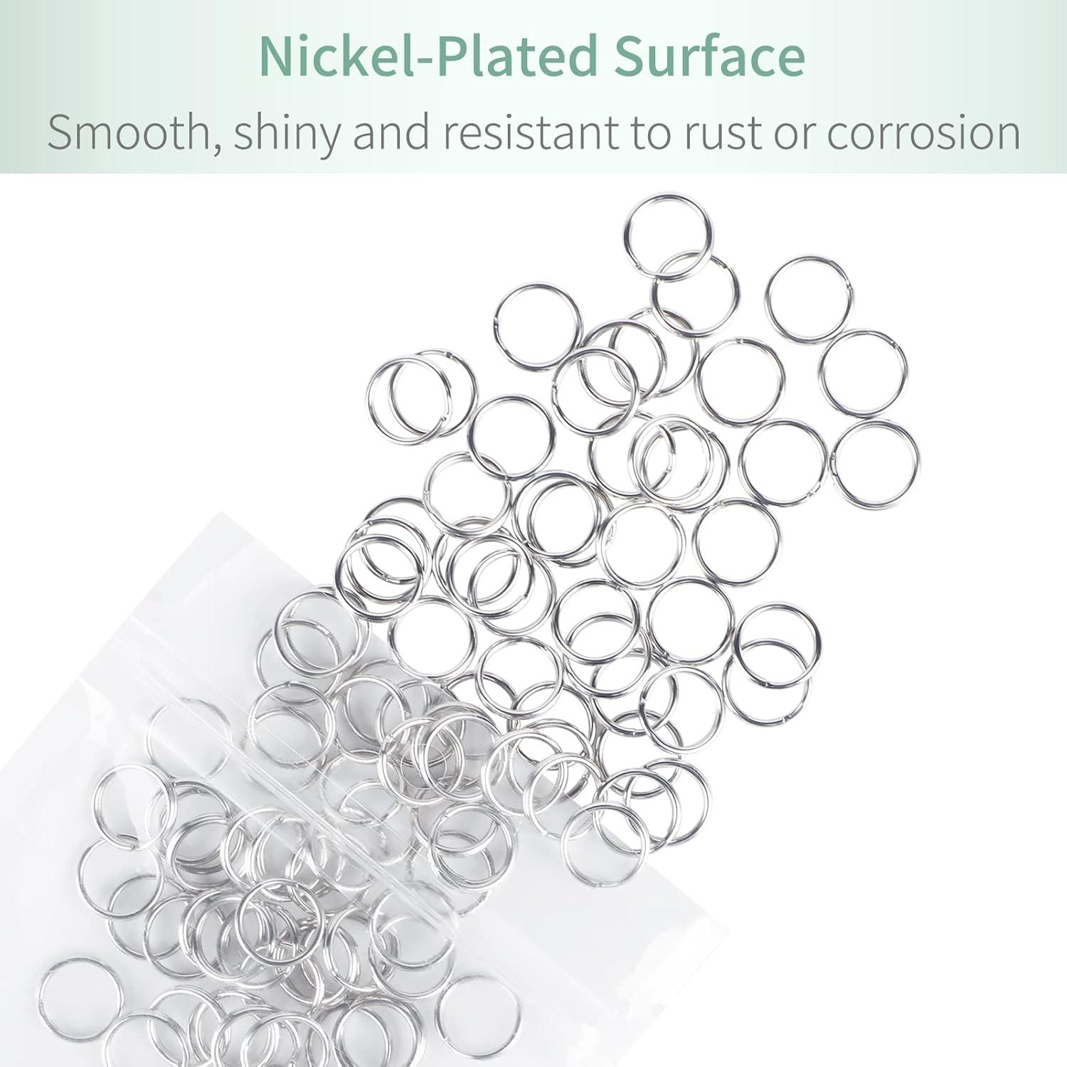 Pawfly 200 Anillas Mini de 1.27 cm Doble Bucle para Joyería