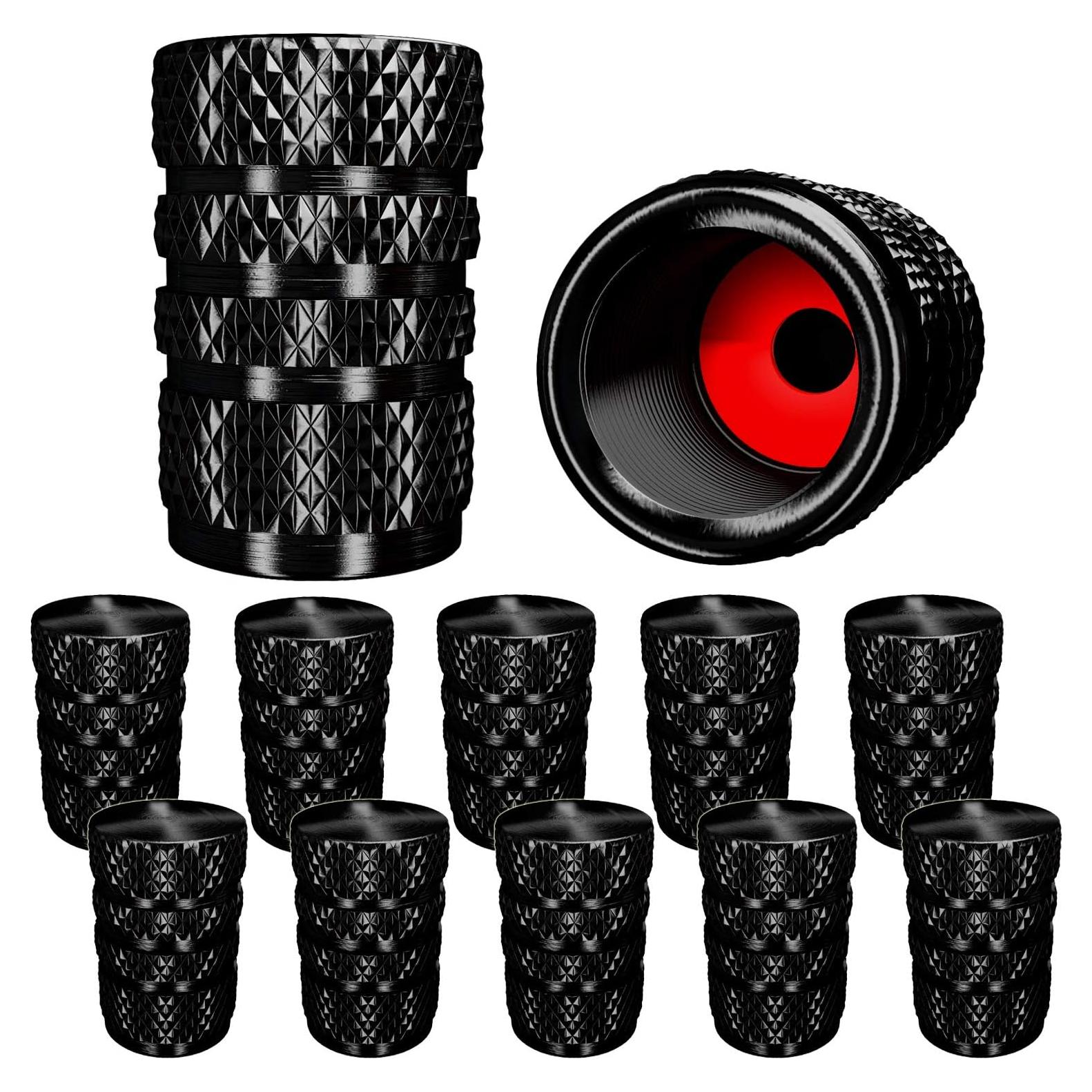 Tapones de Válvula de Neumático SAMIKIVA Aluminio 12 Piezas