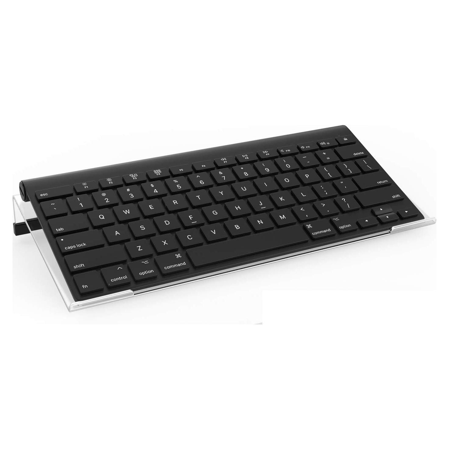 Soporte de Teclado Acrílico Richboom Compacto 30 cm con Silicona