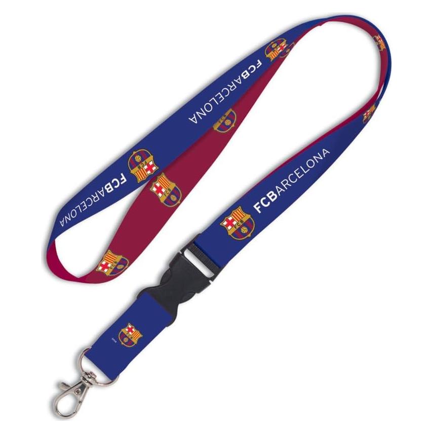 Cinta para el cuello Wincraft FC Barcelona 1.9 cm desmontable