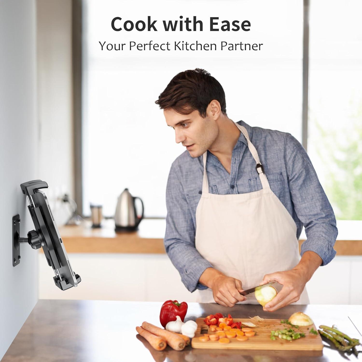 Soporte de Pared para Tablet TeQable TQ-GQJ1 360° Ajustable