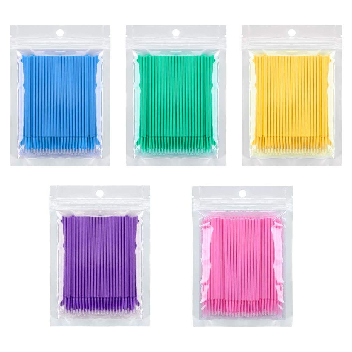 500 Pcs Cepillos Micro Aplicadores Tbestmax para Pestañas