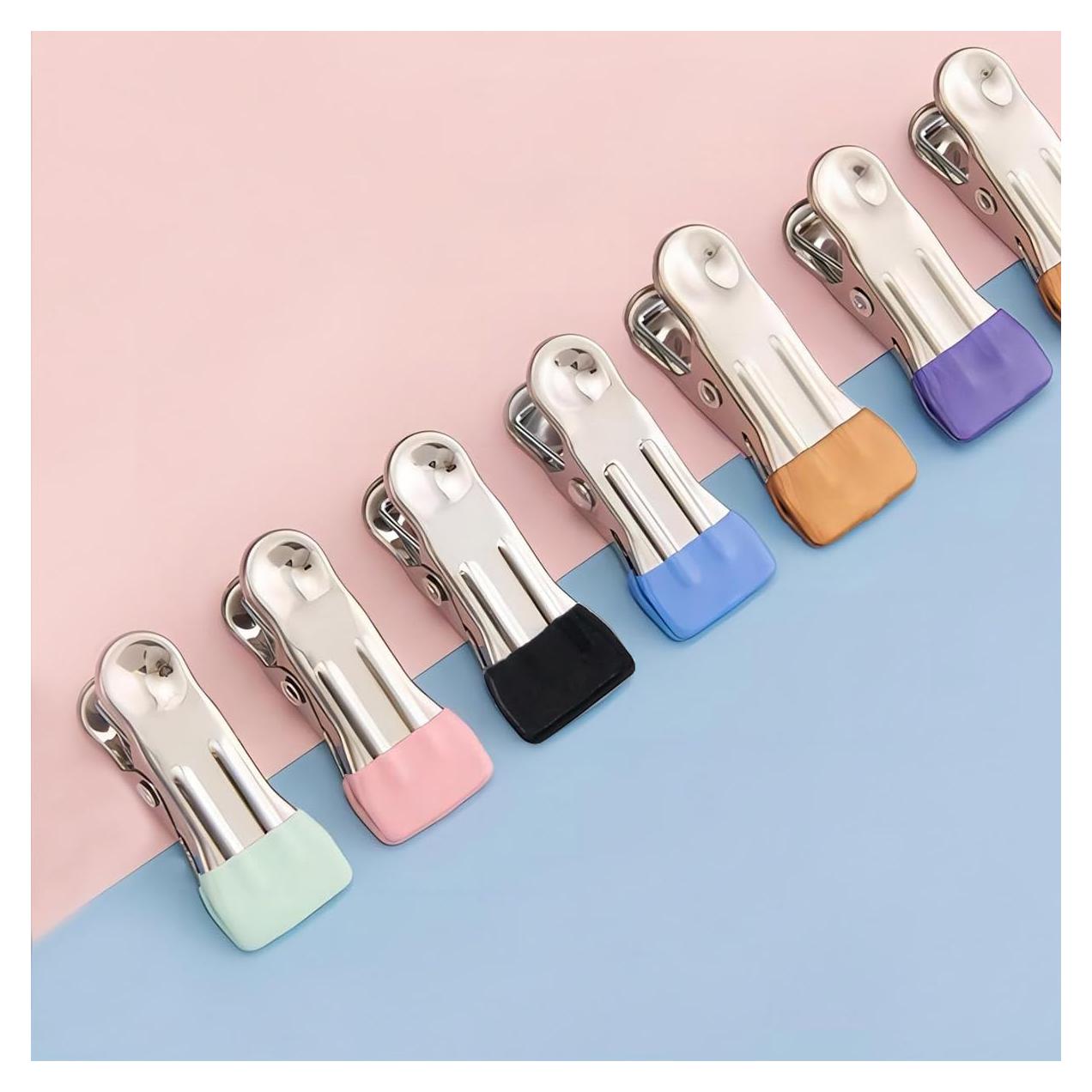 Pinzas de Ropa Coideal Multicolor 30 Pcs Acero Inoxidable