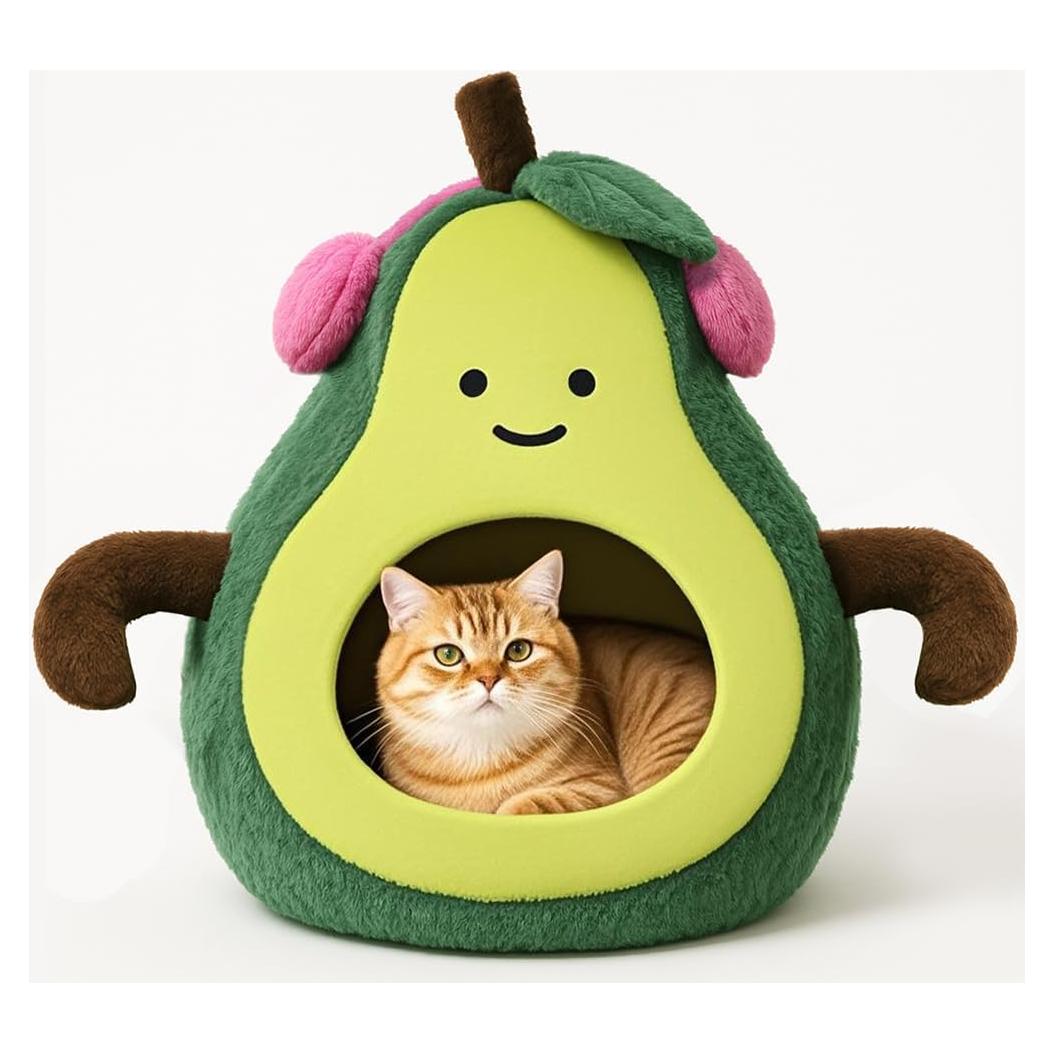 Cama para Gatos y Perros Pequeños MOYMO Aguacate 48 cm