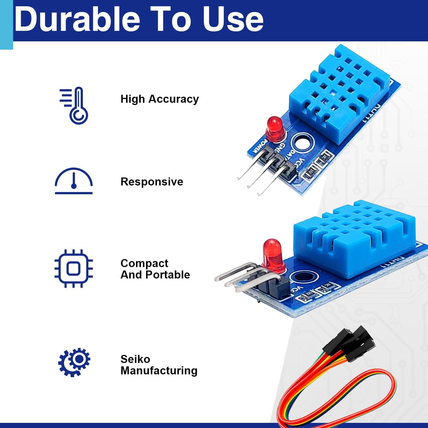 Módulo Sensor Digital Temperatura y Humedad DHT11 3PCS