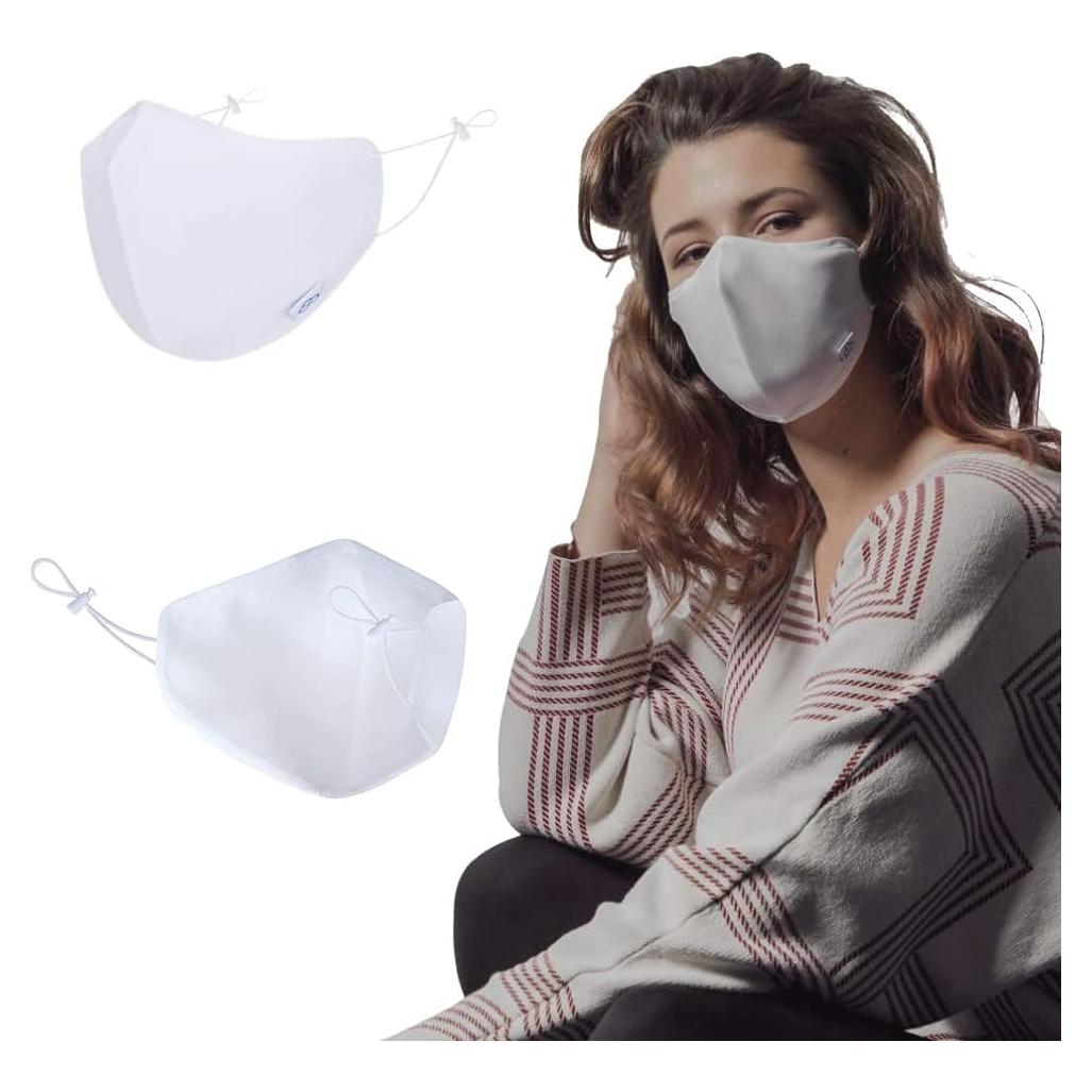 Máscara Deportiva CloudMask Plus Blanca Transpirable Unisex