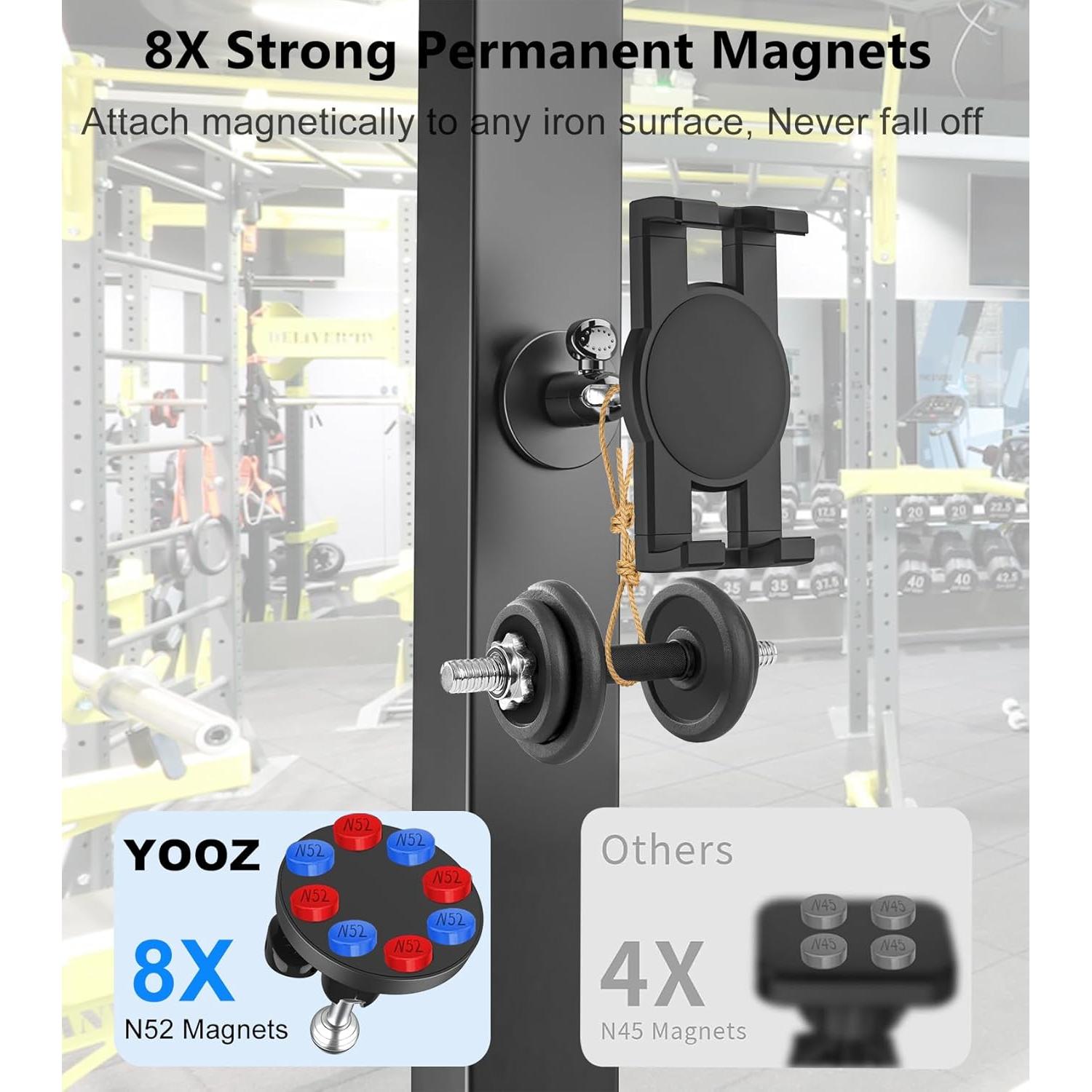 Soporte Magnético YOOZ para Tabletas 4-12.9" Ajustable