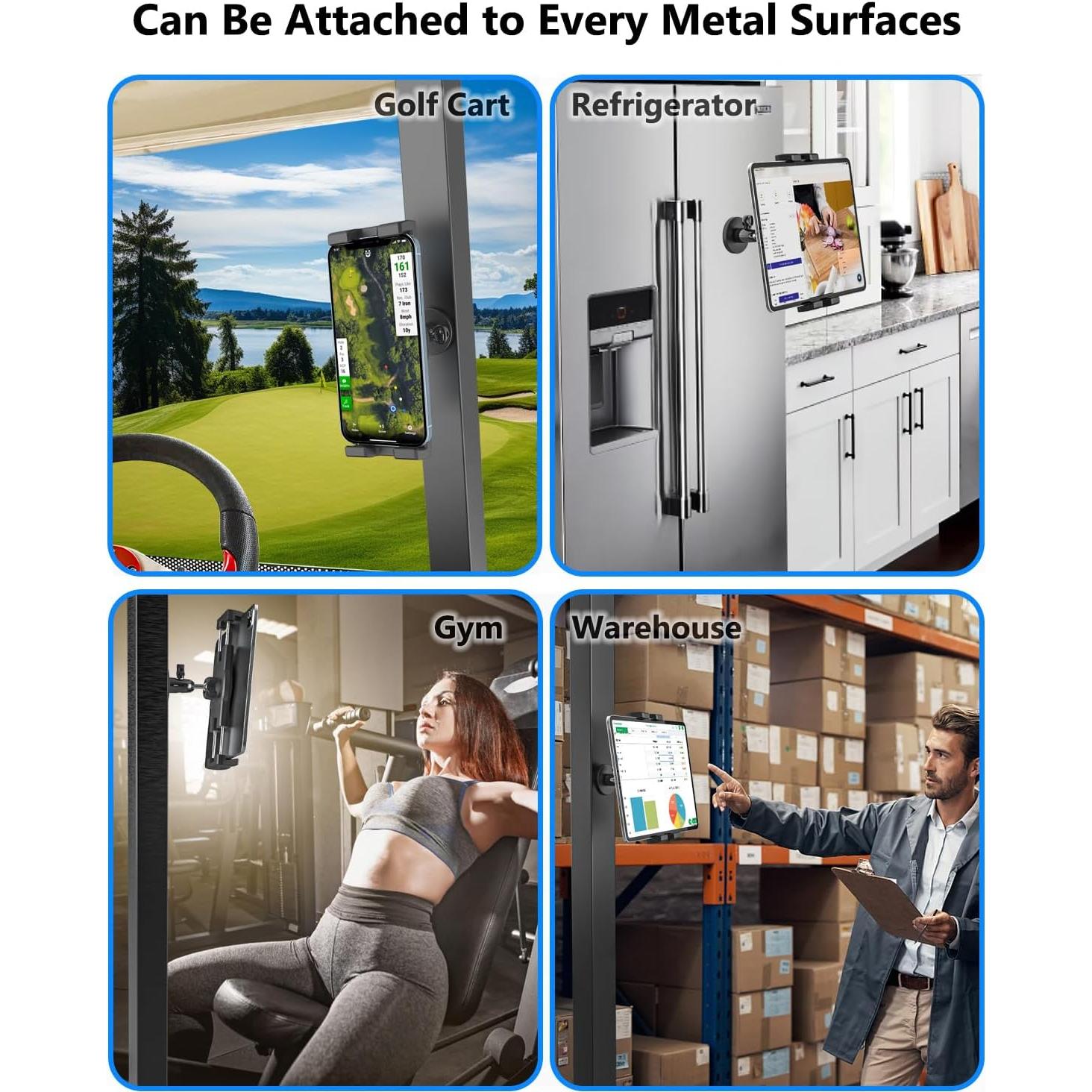 Soporte Magnético YOOZ para Tabletas 4-12.9" Ajustable