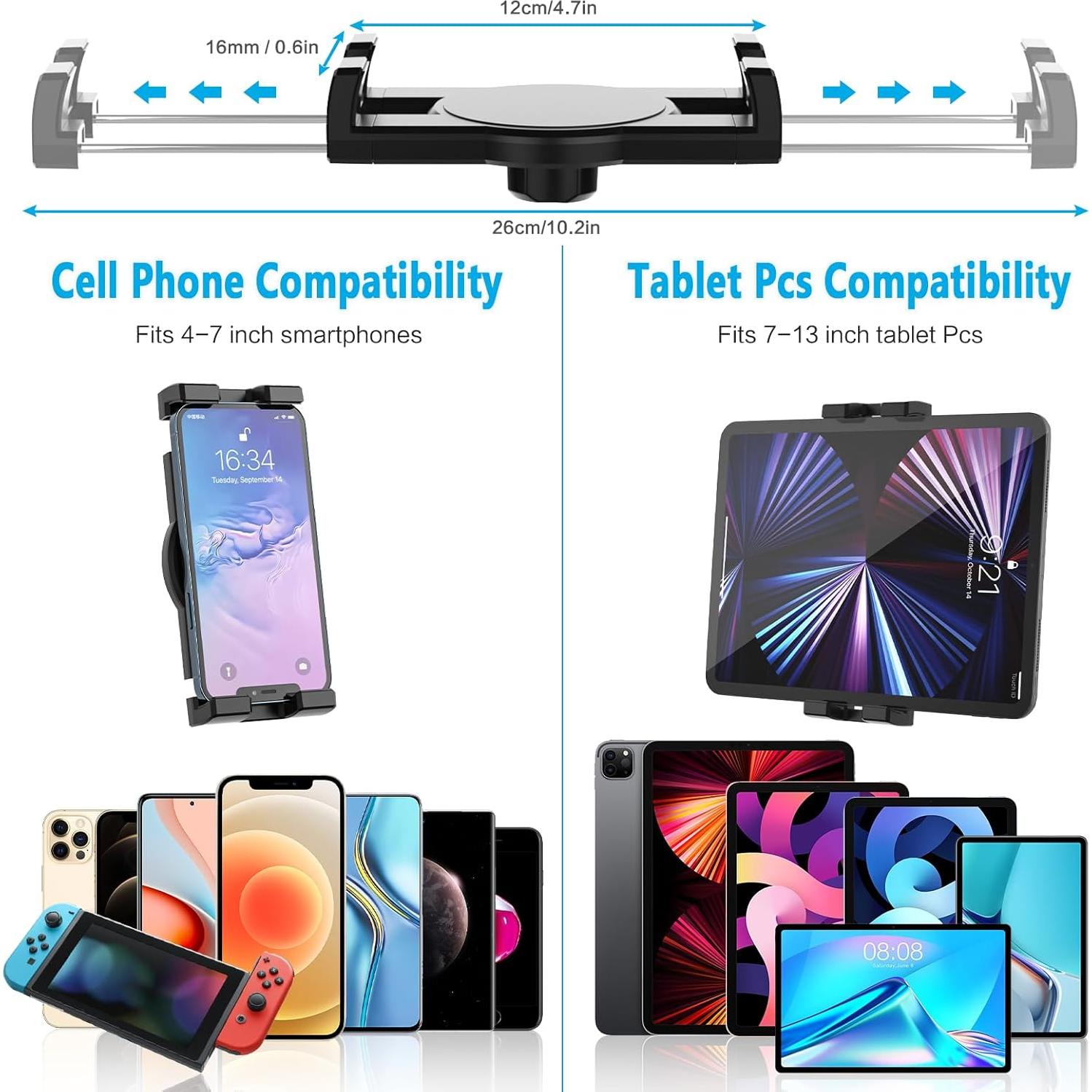 Soporte Magnético YOOZ para Tabletas 4-12.9" Ajustable