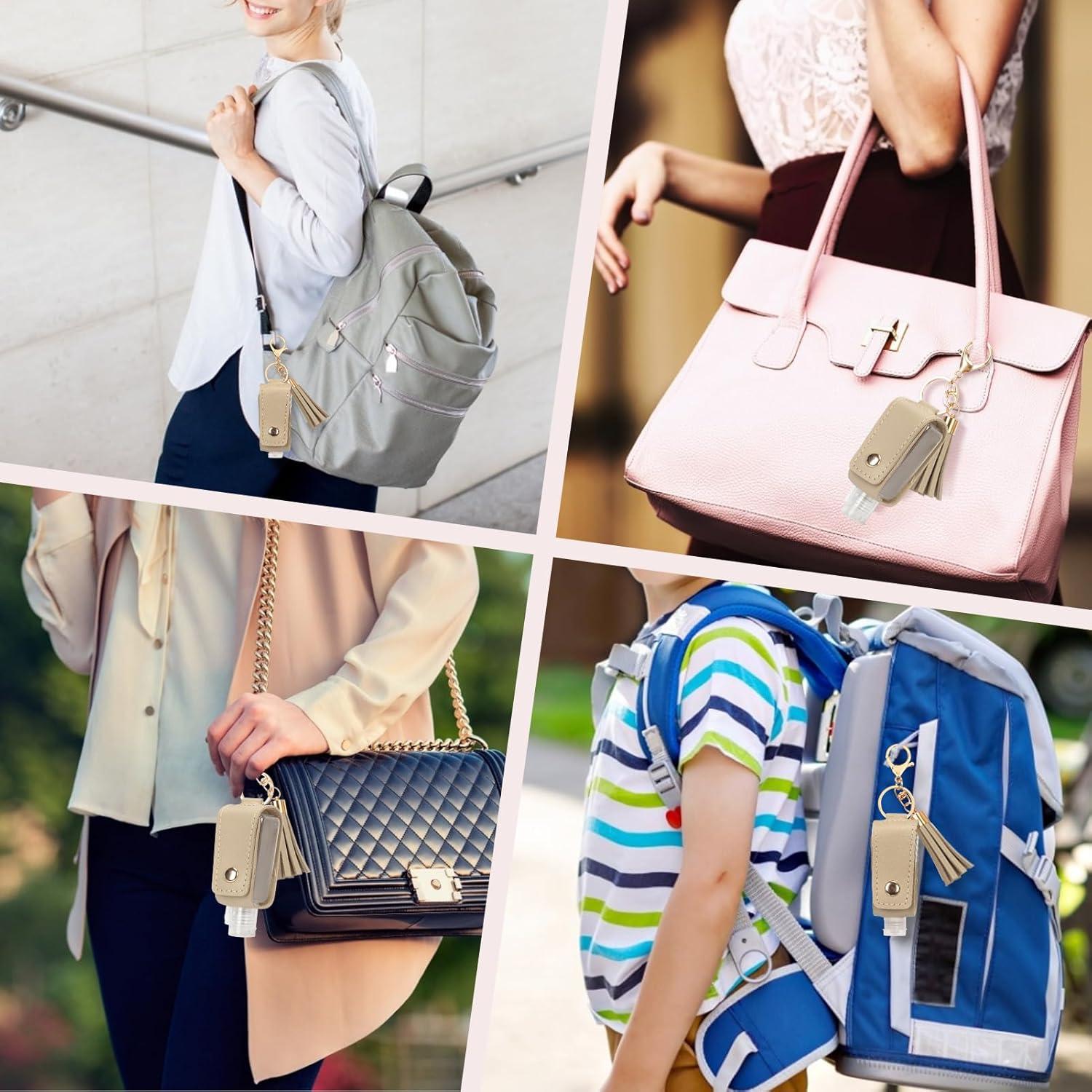 Botella de Gel Antibacterial Reutilizable Unaone 30ml Beige