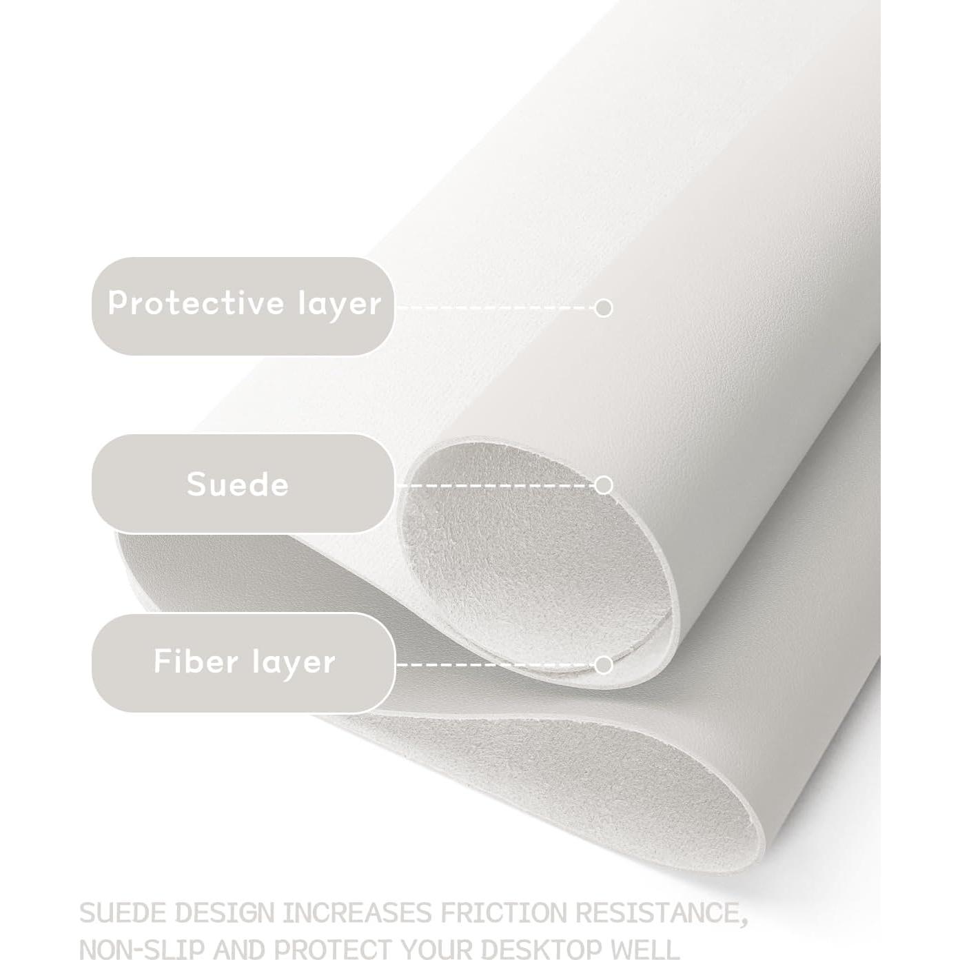 Alfombrilla de Escritorio Antideslizante YSAGi 60x35cm Gris