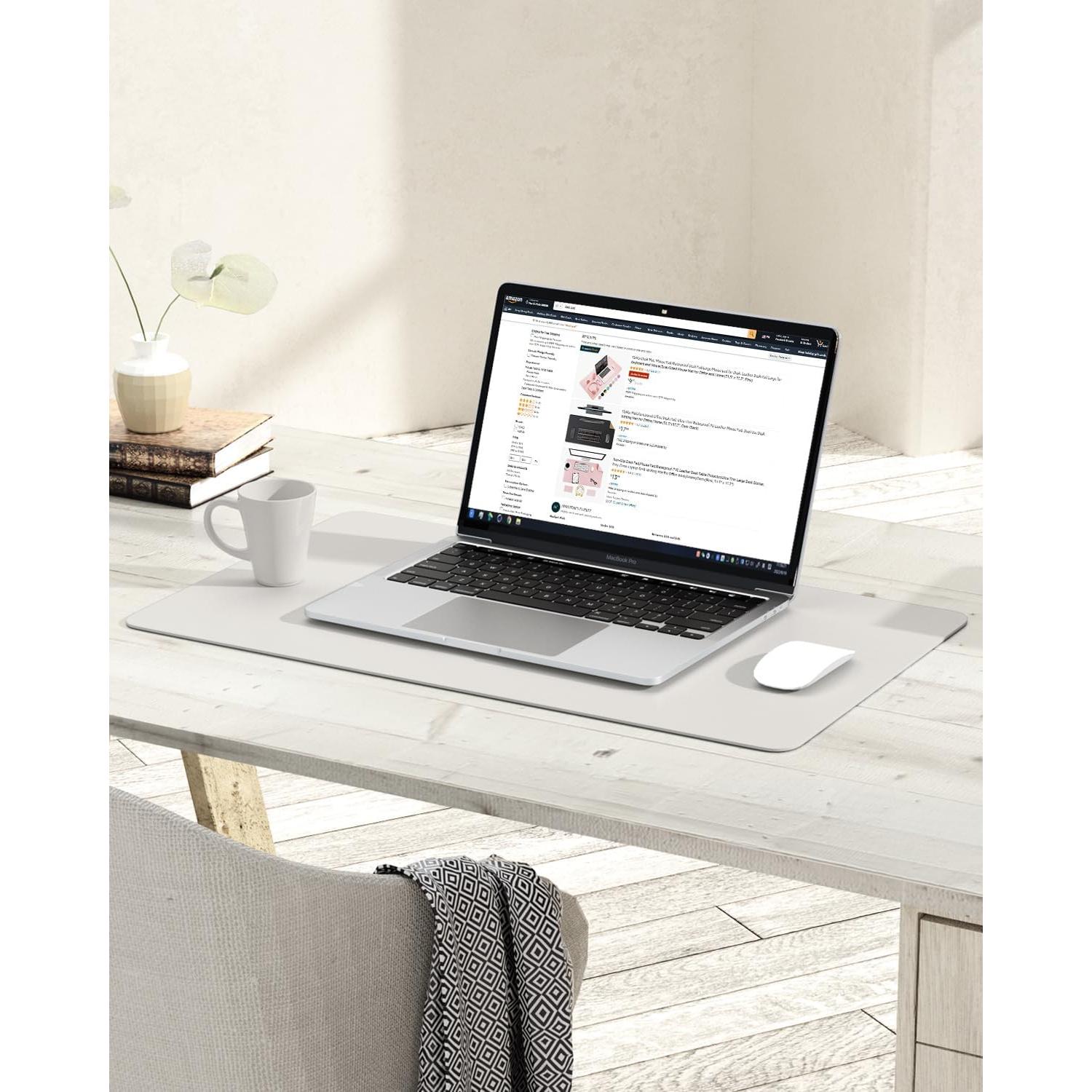 Alfombrilla de Escritorio Antideslizante YSAGi 60x35cm Gris