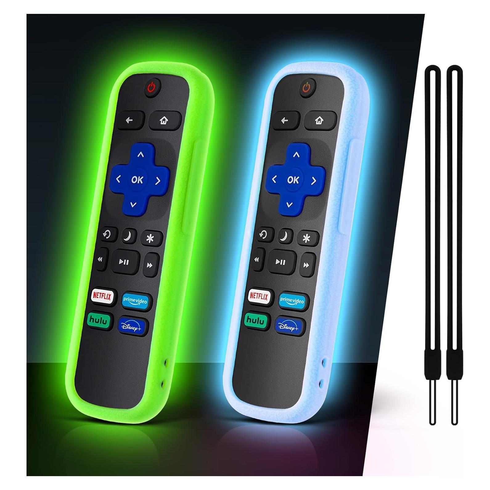 Funda de Silicona ONEBOM para Control Remoto Roku TV - 2 Pack