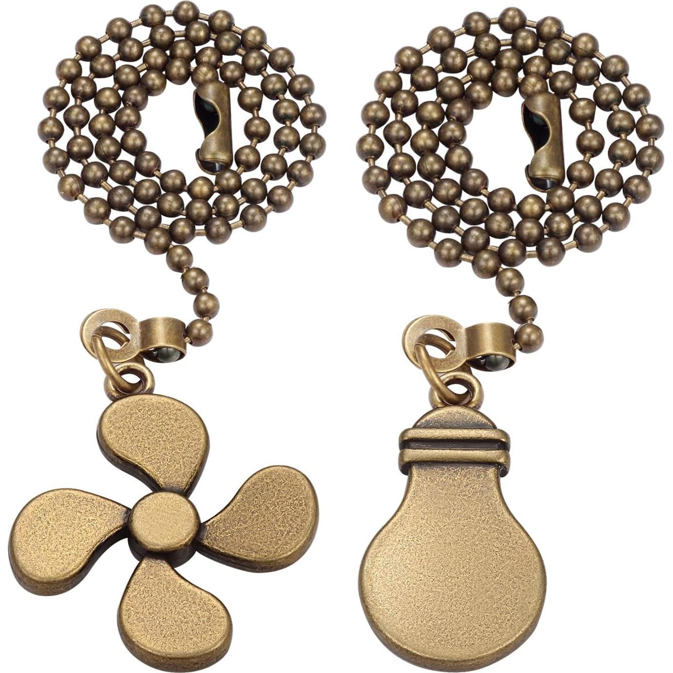 Extensor de cadena de tirón SmoTecQ 4 piezas 30 cm bronce