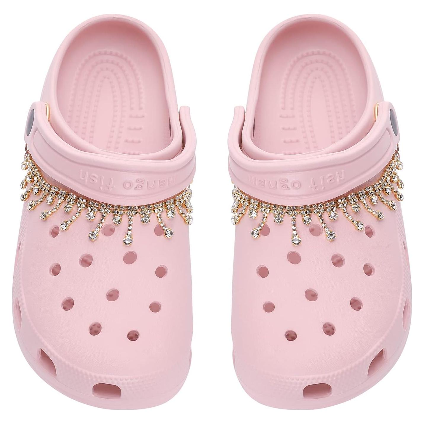 Cadenas de Zapatos Bling Bellaqueo para Niñas - Borlas Doradas