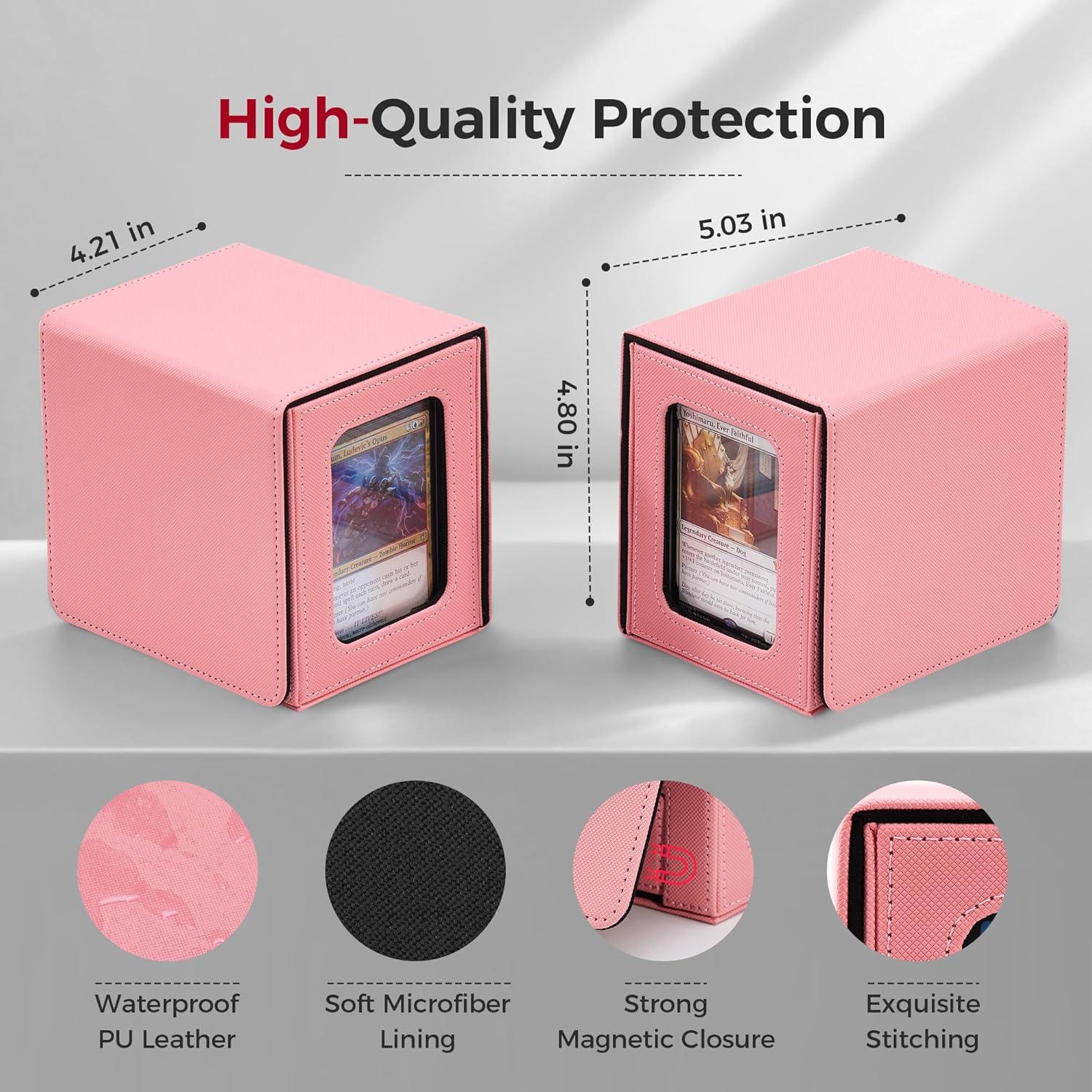 Caja de Barajas Zettokete Commander Doble Rosa y Negro 100 Cartas