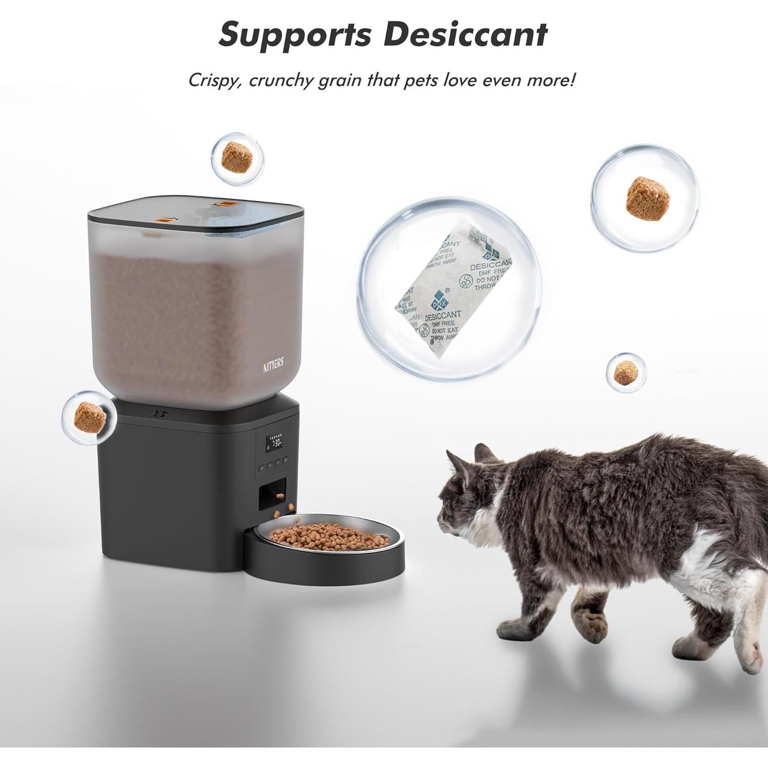 Comedero Automático Nityers 8L para Perros y Gatos