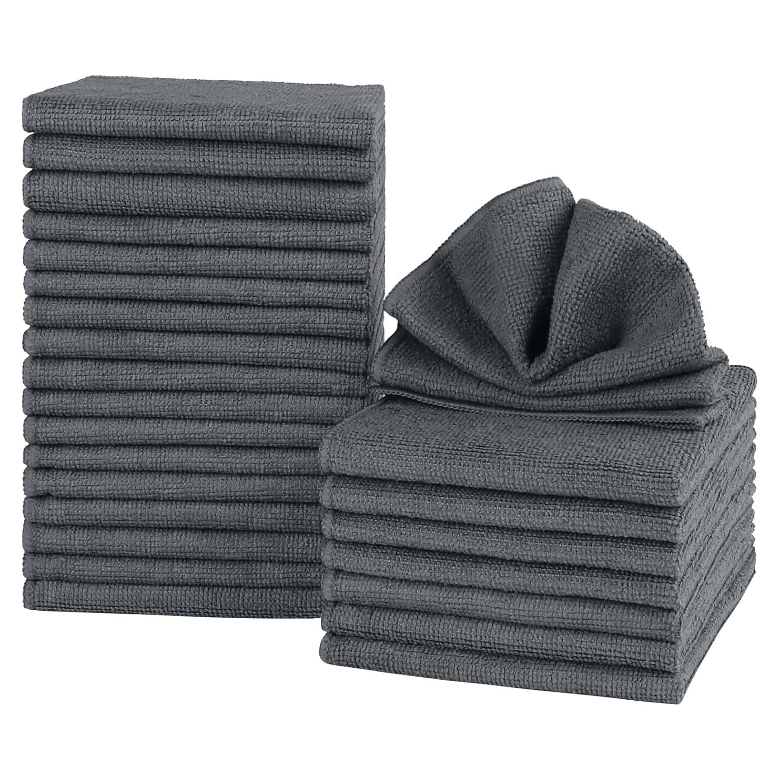 Toallas de Microfibra HOMEXCEL - Paquete de 24 Unidades 30x30 cm