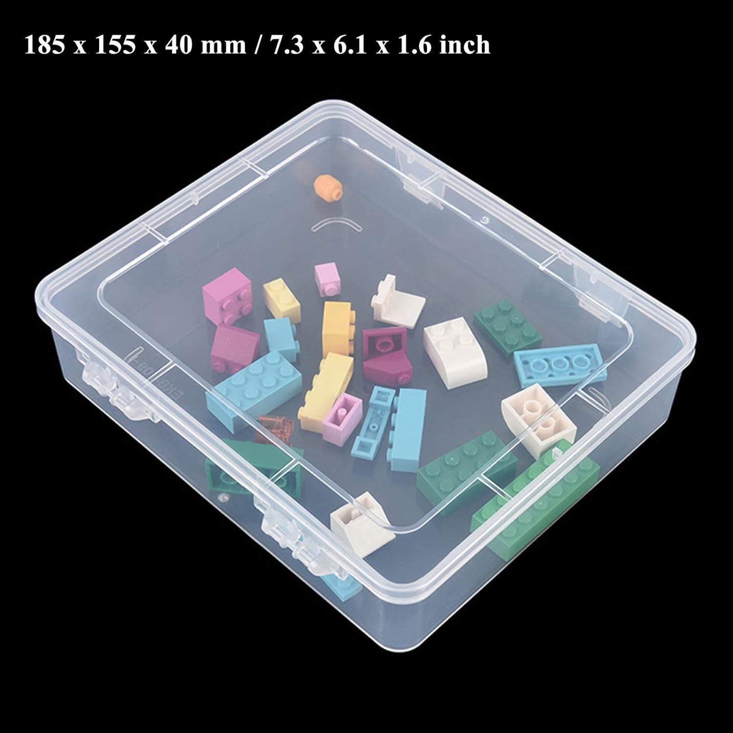 28 Cajas Rectangulares Transparentes Thintinick para Almacenamiento