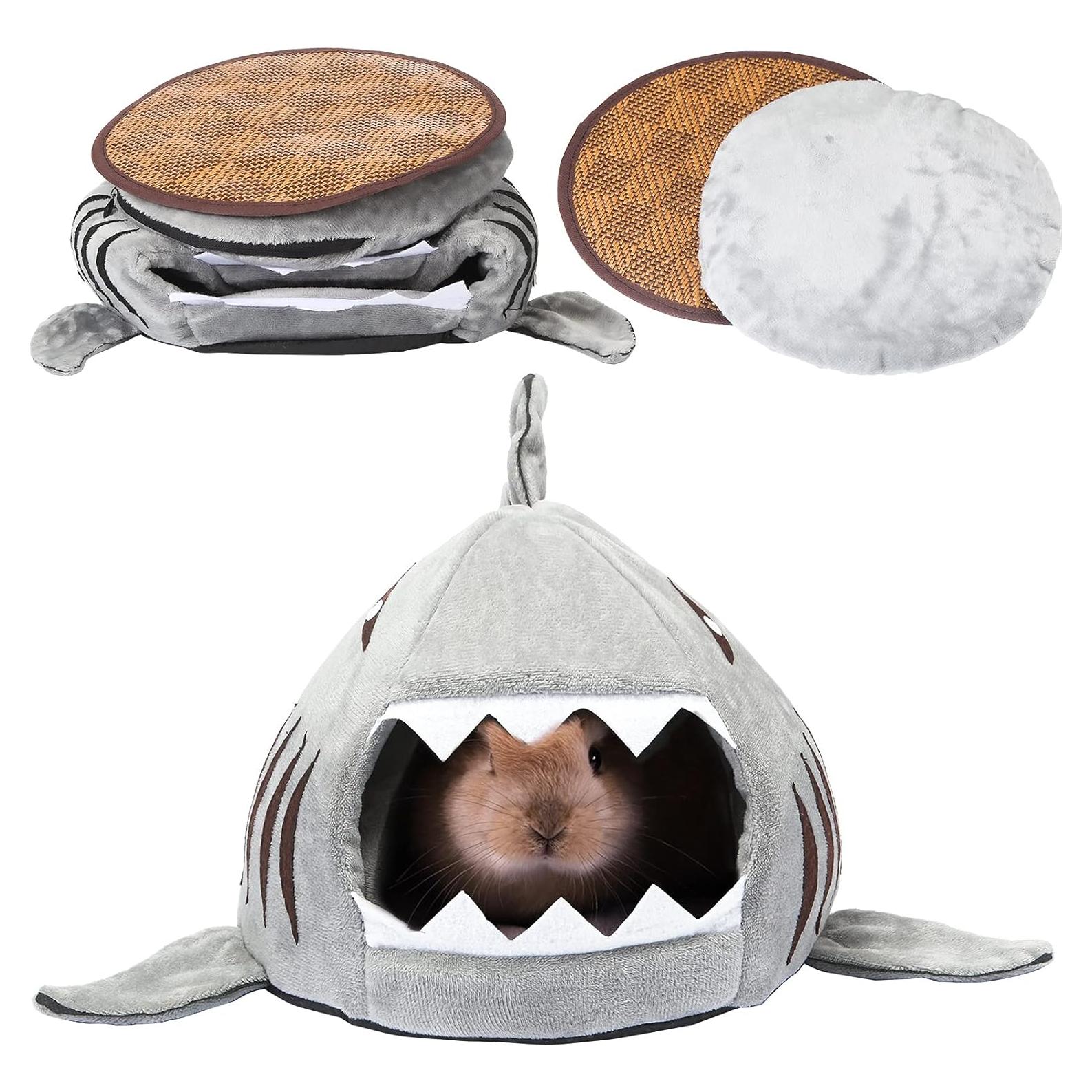 Cama Escondite para Mascotas Jetec Gris 16x16cm