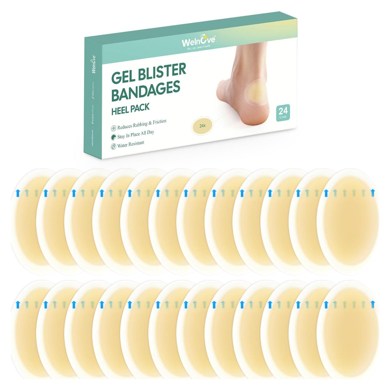 Vendajes Hidrocoloides Welnove - 24 PCS para Ampollas