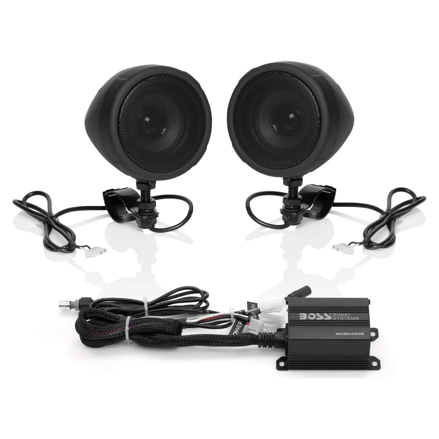 Sistema de Altavoces Bluetooth BOSS MCBK420B 3" Resistente Agua