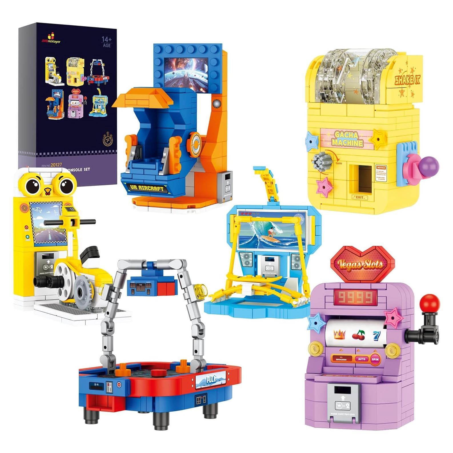 Set de Construcción Mini Consolas de Juego JMBricklayer 6 Piezas