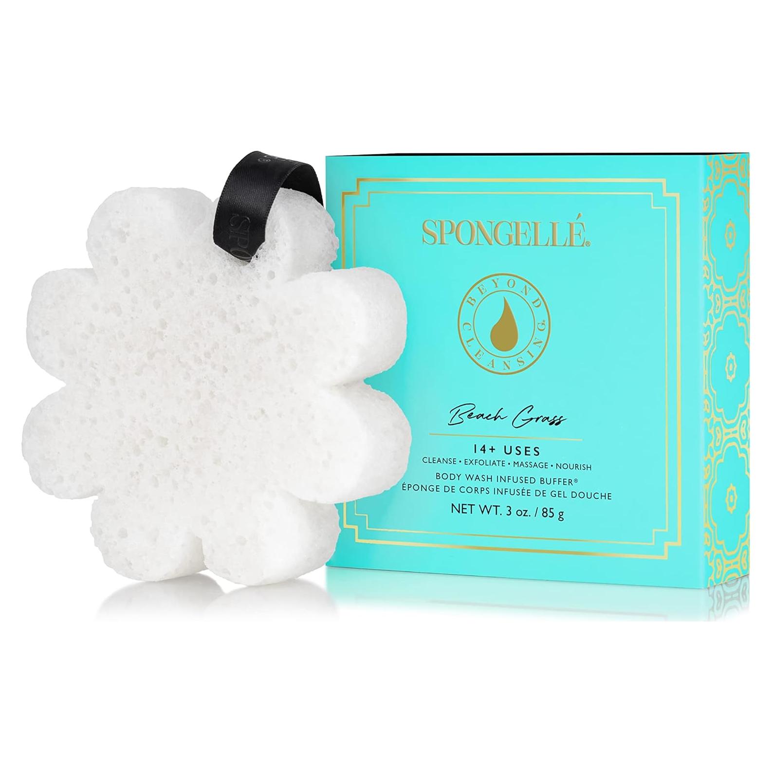 Esponja de Ducha SPONGELLÉ con Gel Hierba de Playa 85g