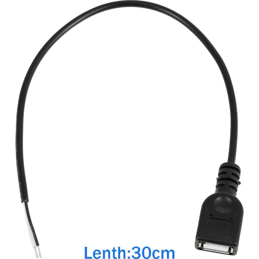 Cable Pigtail USB 2.0 Femenino 1ft 22AWG 2 Núcleos Jienk