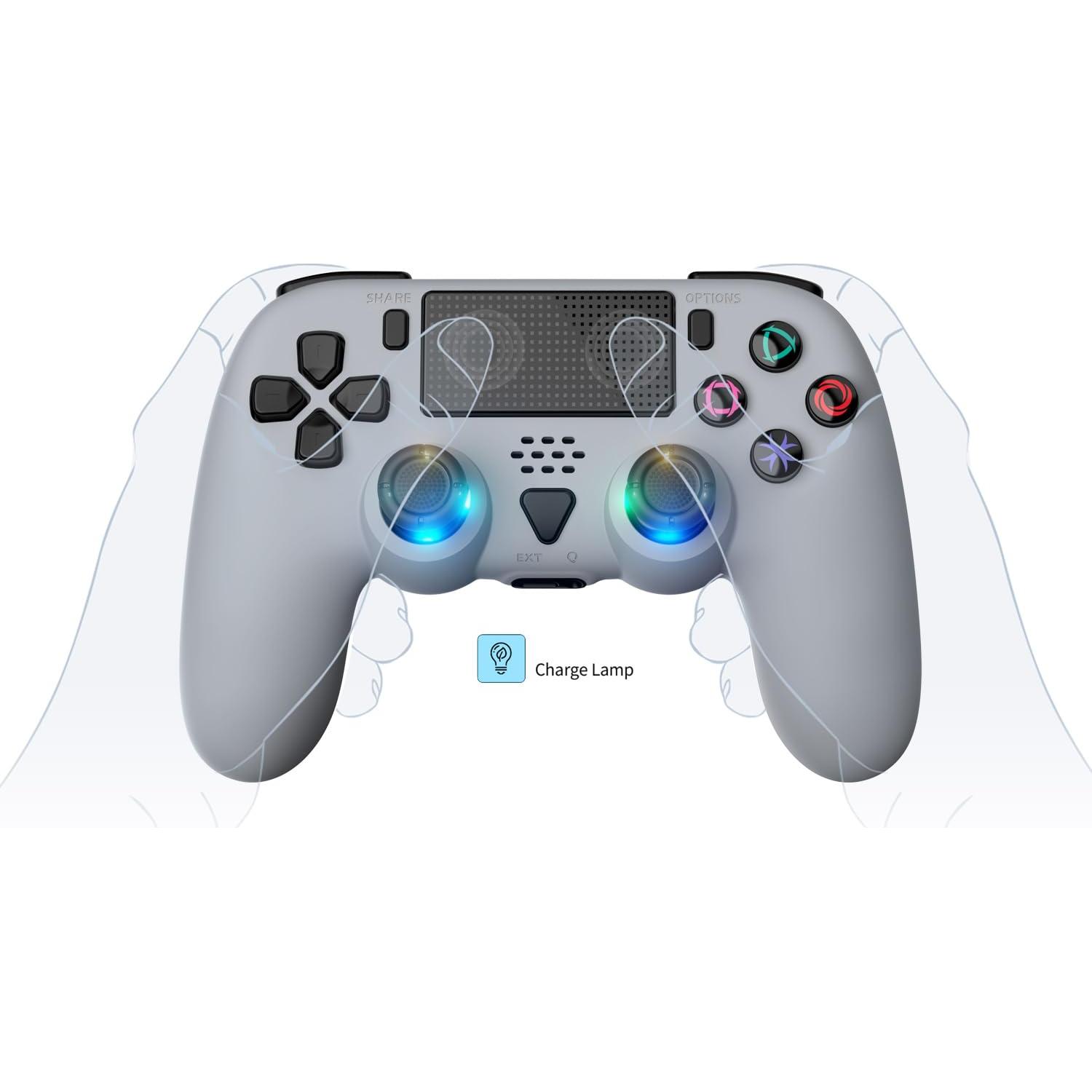Controlador Inalámbrico GAMFAMI para PS5/PC - Gris Azul