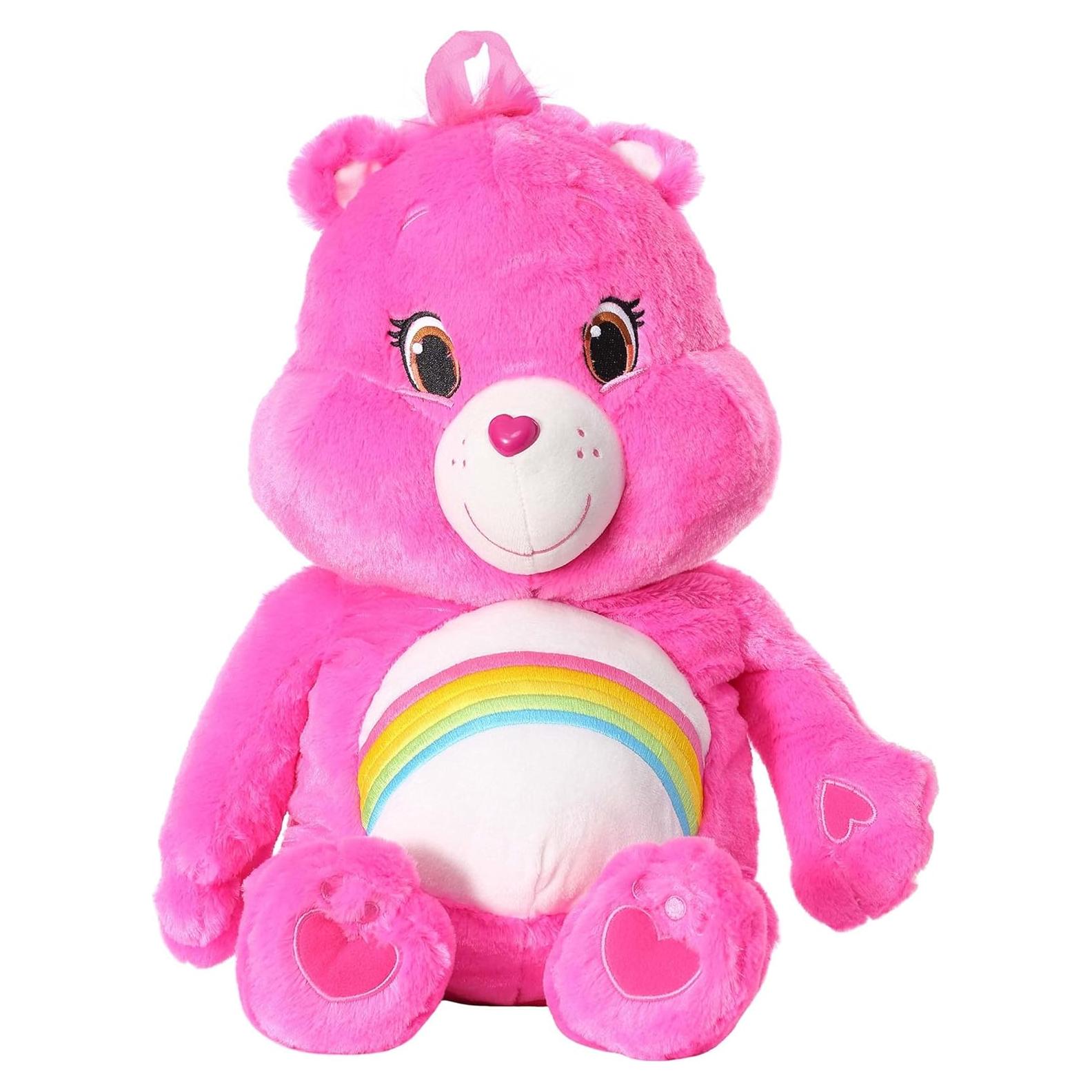 Mochila Cheer Bear Care Bears 50x20 cm Pelaje Sintético