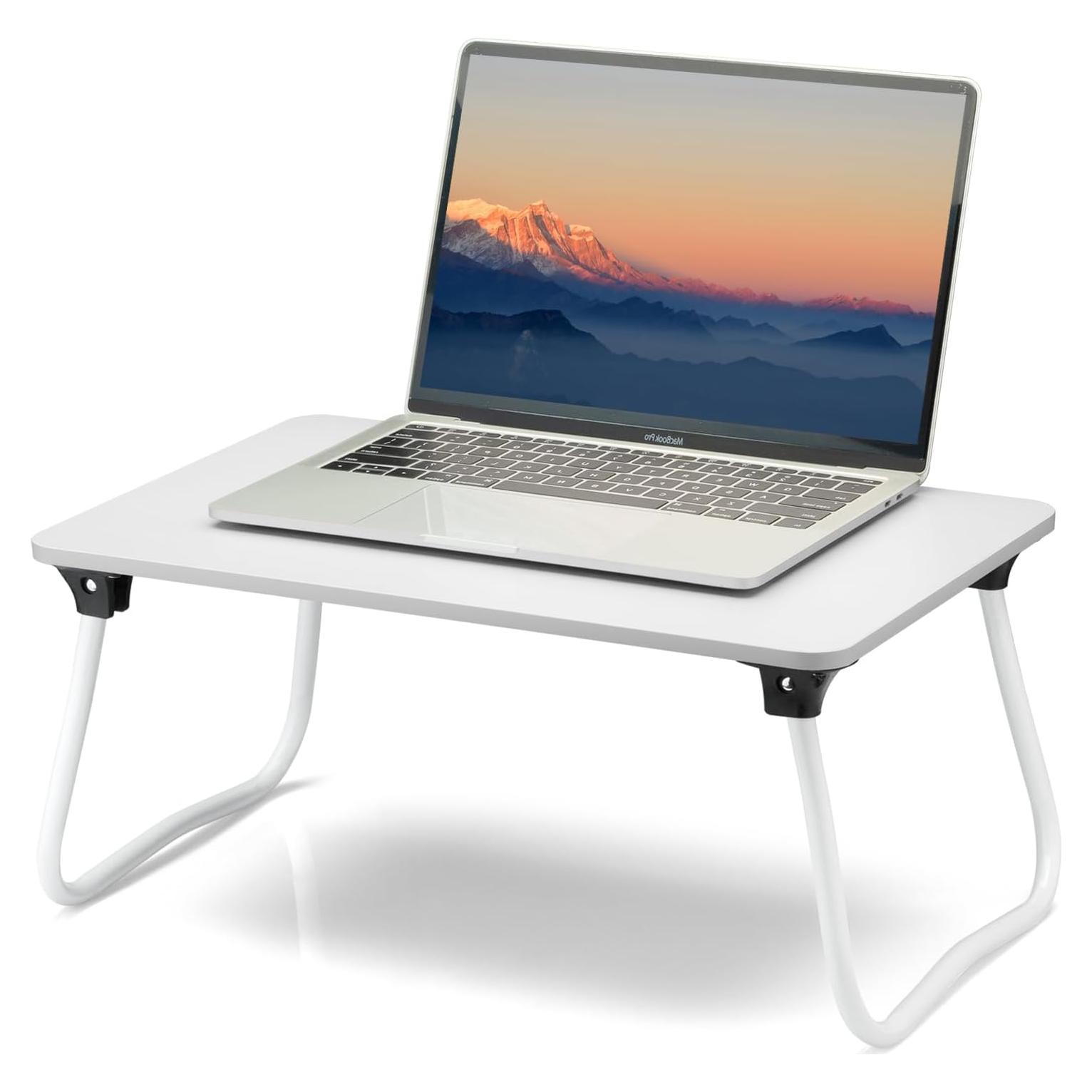 Escritorio Plegable para Laptop ZEAPTAC Blanco 29x44.5 cm