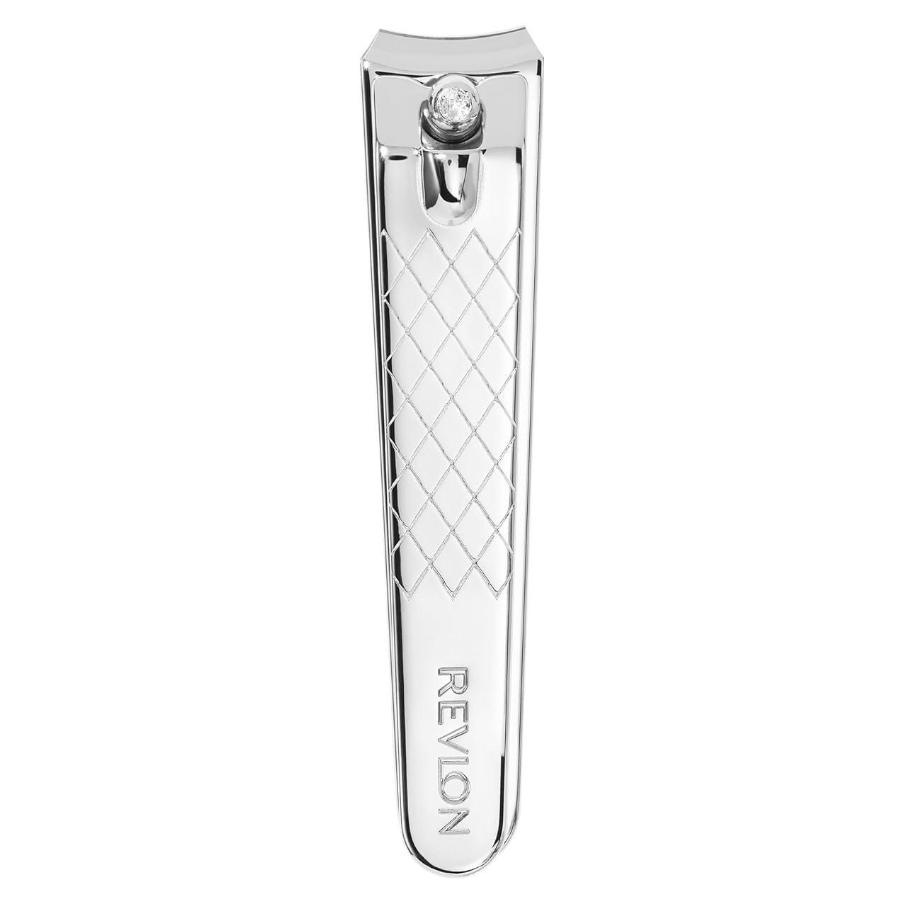 Revlon Nail Clipper With File, Manicure Care Tool With a Curved Blade for an Accurate Trimming and Grooming, Easy to Use (Pack of 1)