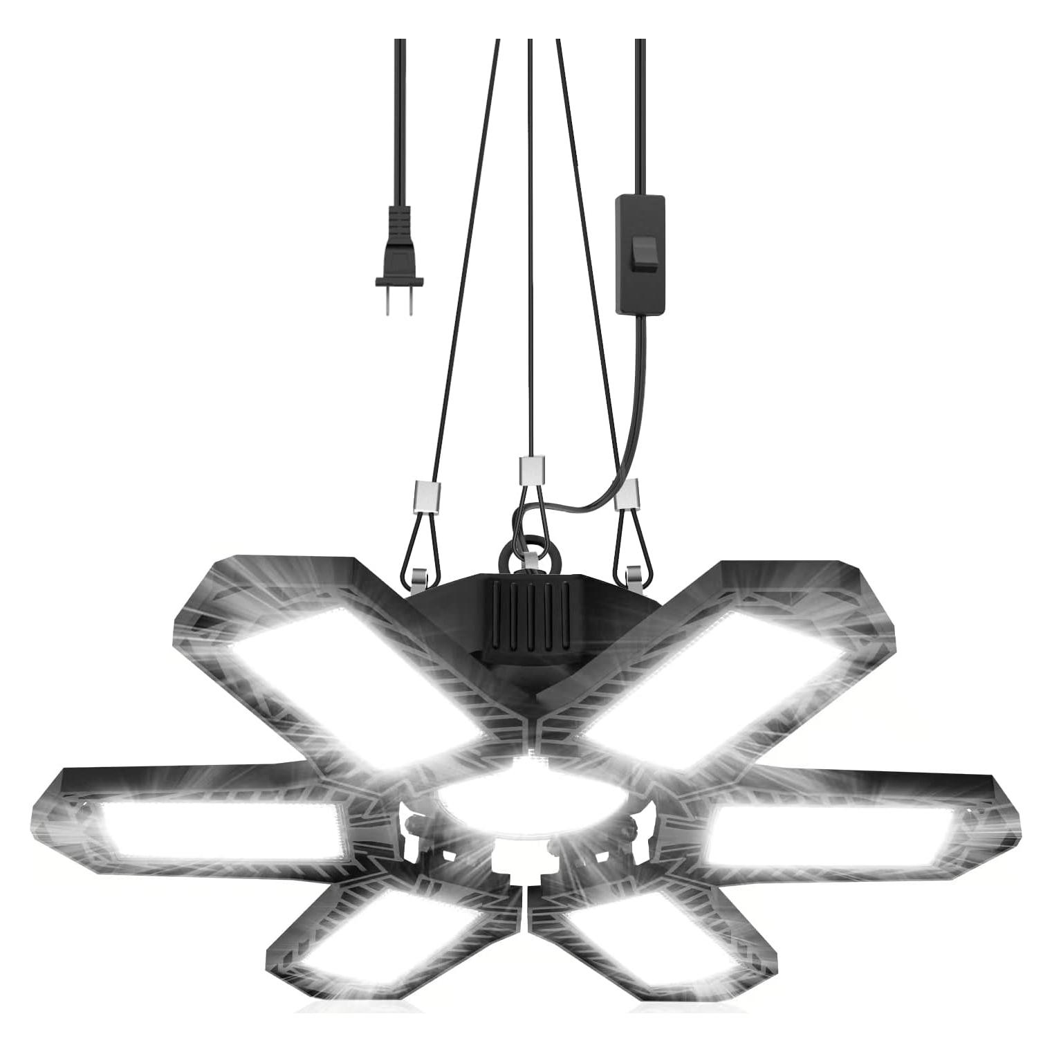 Luz de Garaje LED SEOBIOG 200W 20000LM 6500K Enlazable