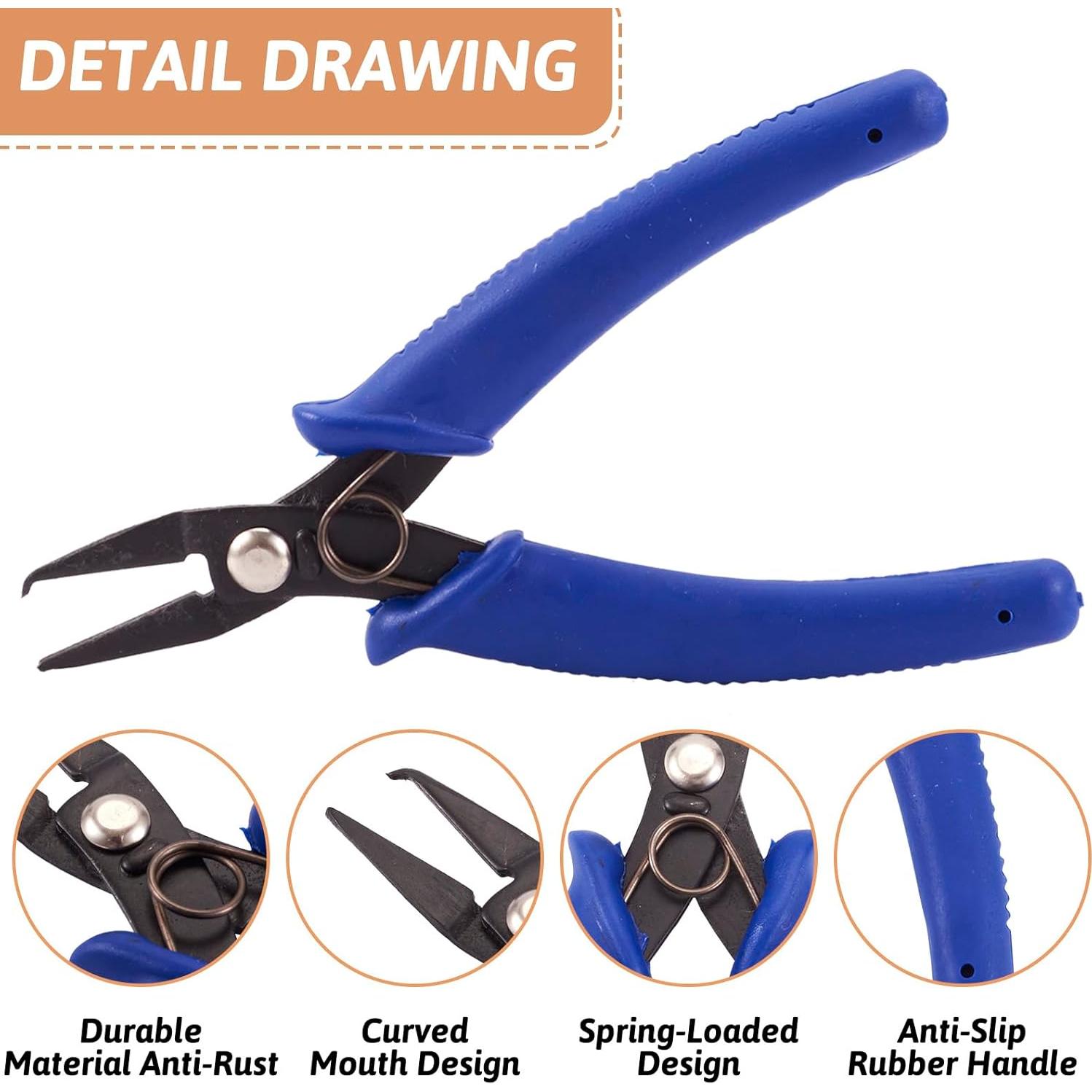 Alicates de Apertura de Anillos Beadthoven 140mm Color Gunmetal