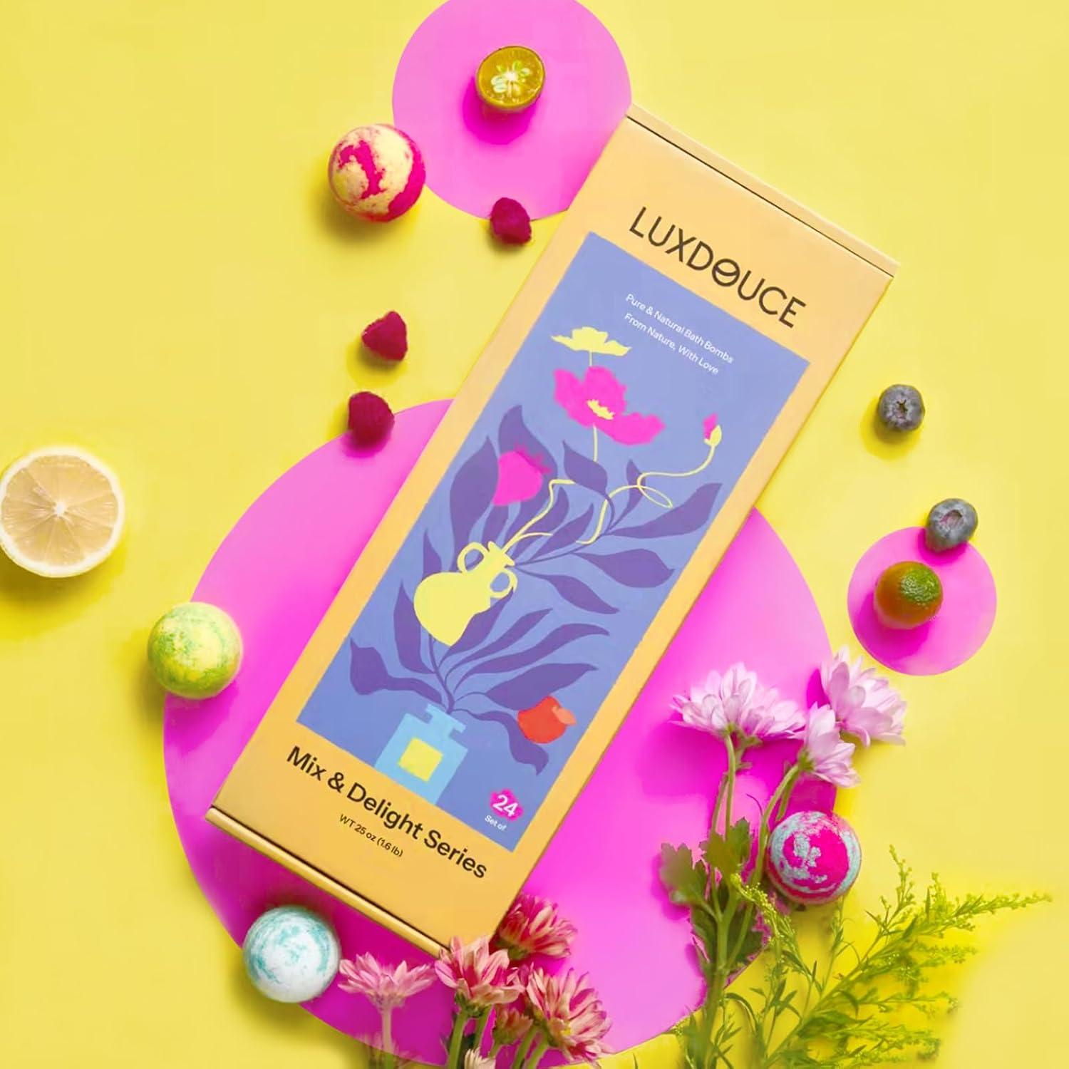 Juego de 48 Bombas de Baño LUXDOUCE - Aromas Naturales