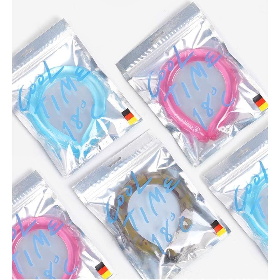 Tubo Enfriador de Cuello CoolTimeUSA Azul Reutilizable 17.78cm