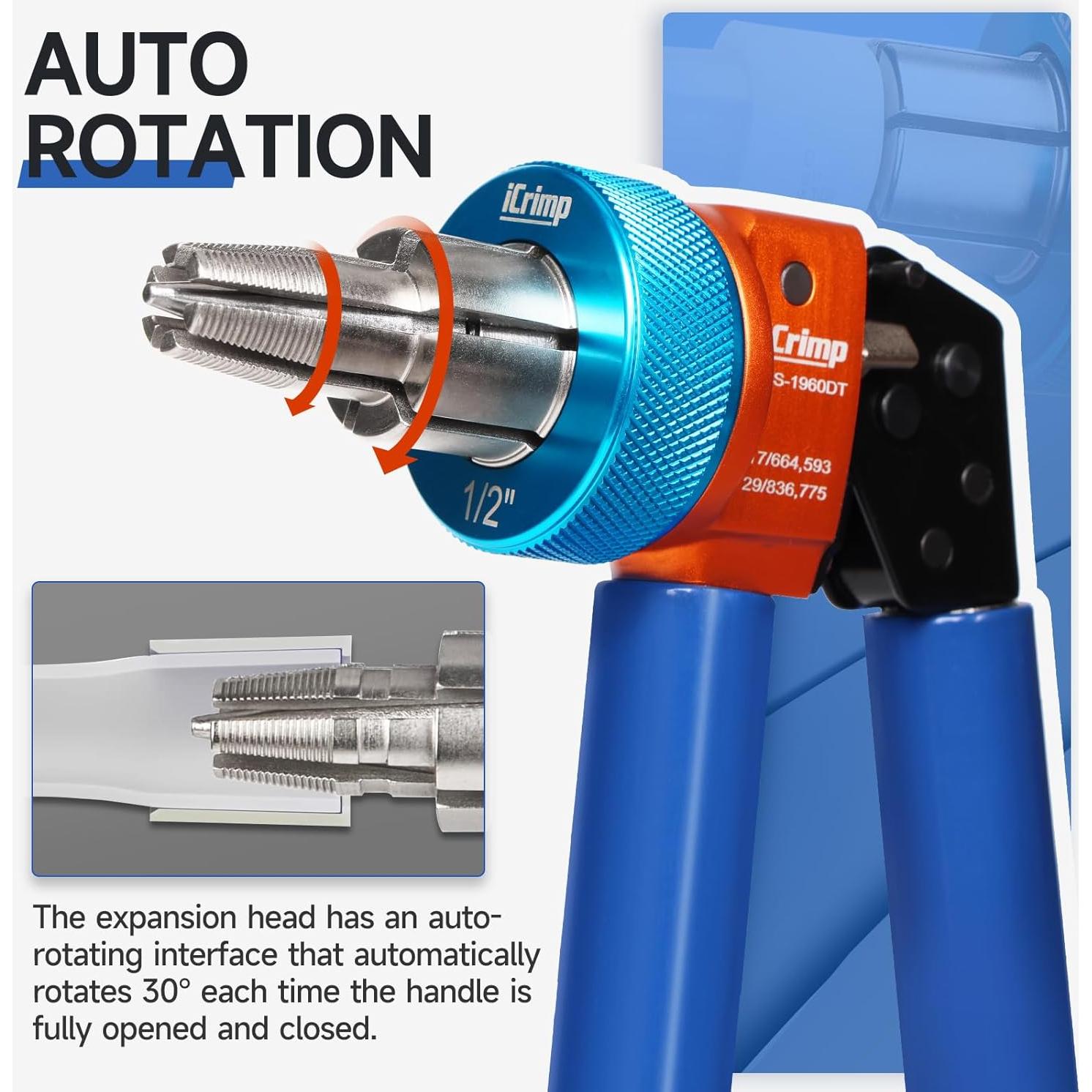 Kit de Herramientas Manual de Expansión IWISS F1960DT PEX