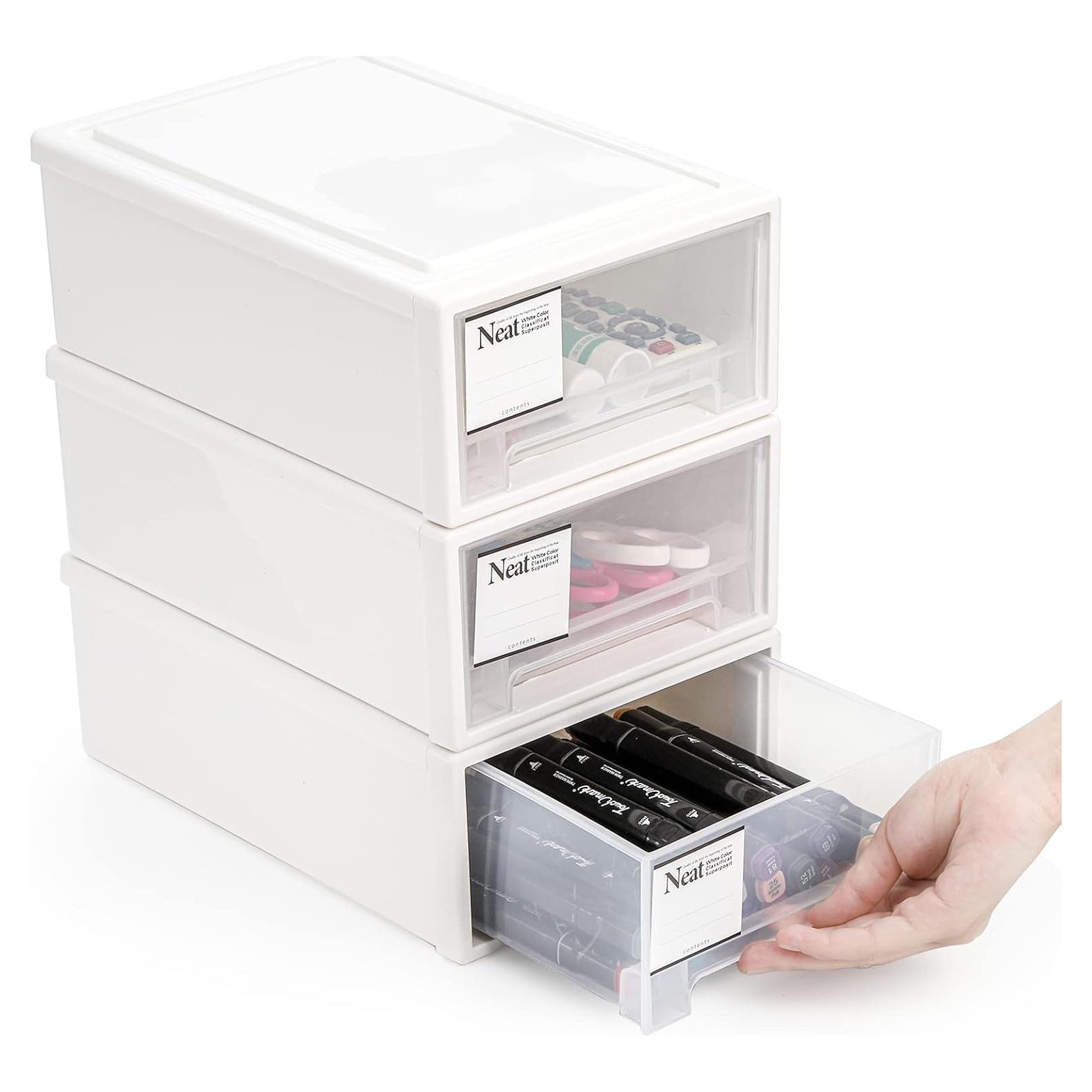 Cajones Apilables de Almacenamiento ZENFUN - 3 Piezas 27.1x18.3cm