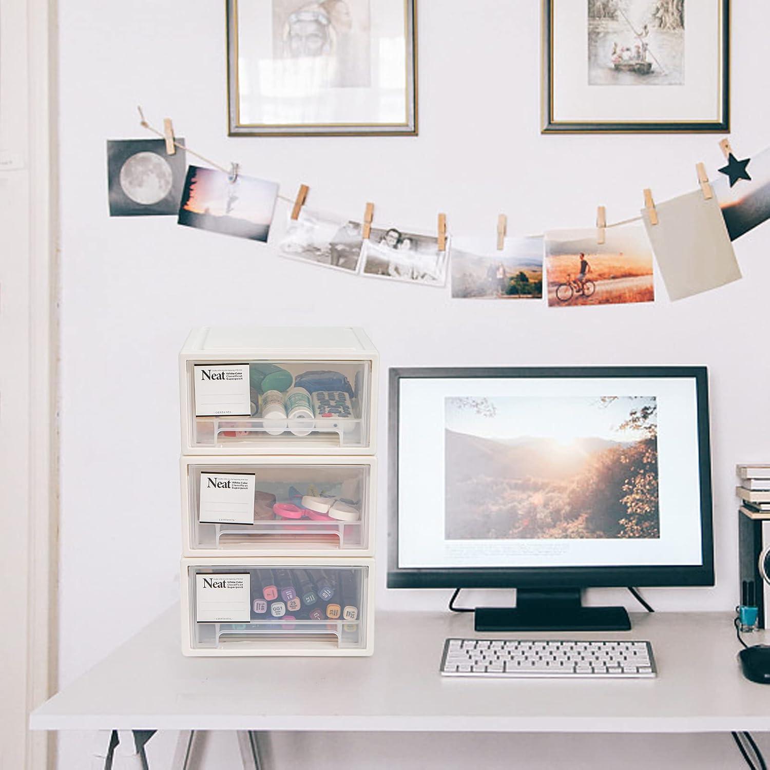 Cajones Apilables de Almacenamiento ZENFUN - 3 Piezas 27.1x18.3cm