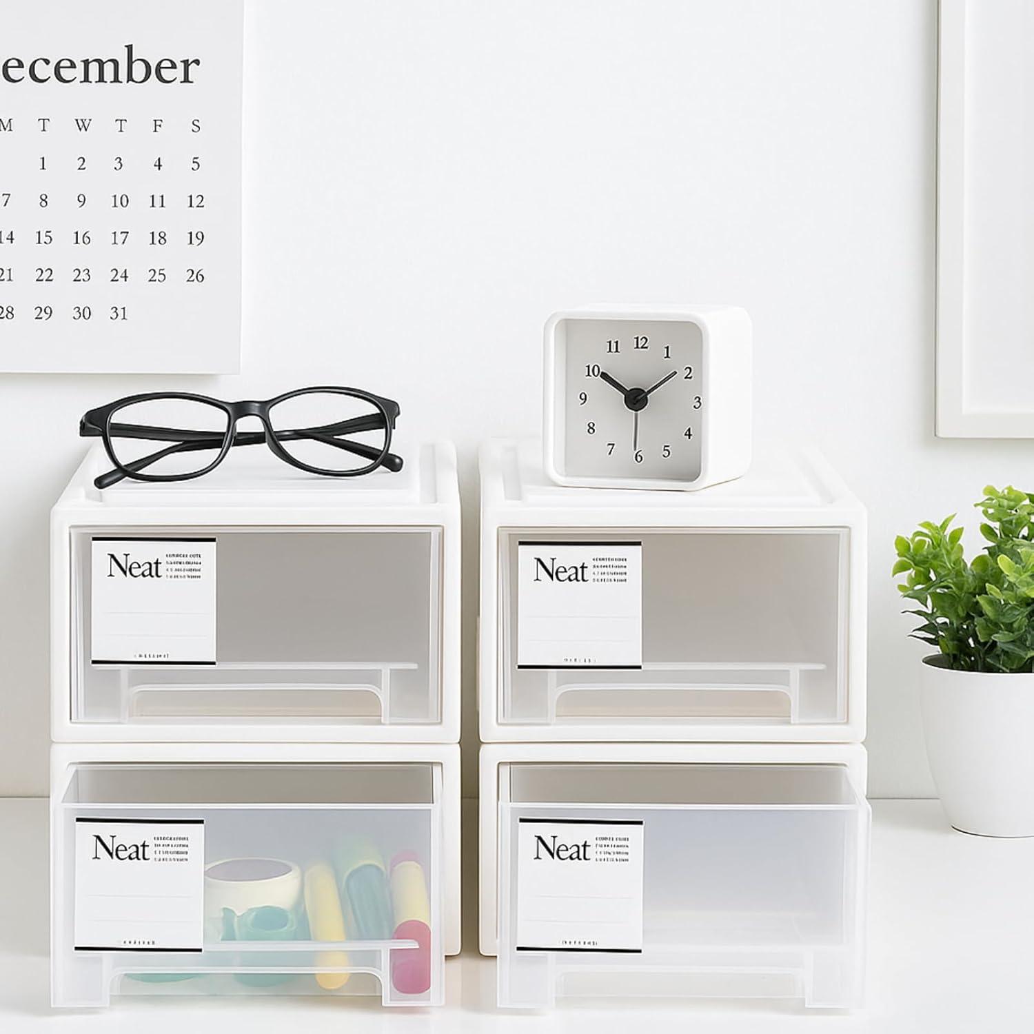 Cajones Apilables de Almacenamiento ZENFUN - 3 Piezas 27.1x18.3cm